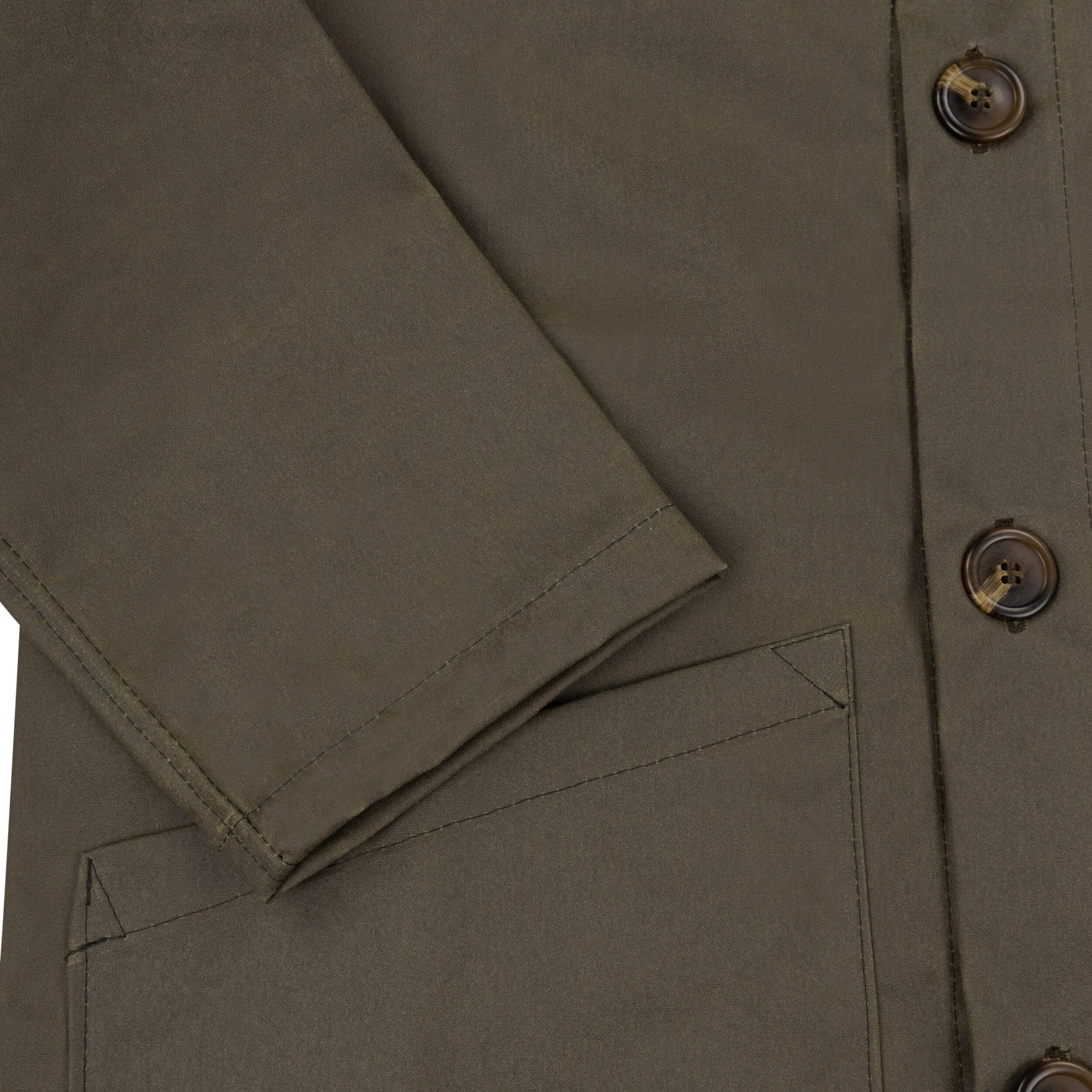 Carrier Company Waxed Duck Cotton Jacket In Olive