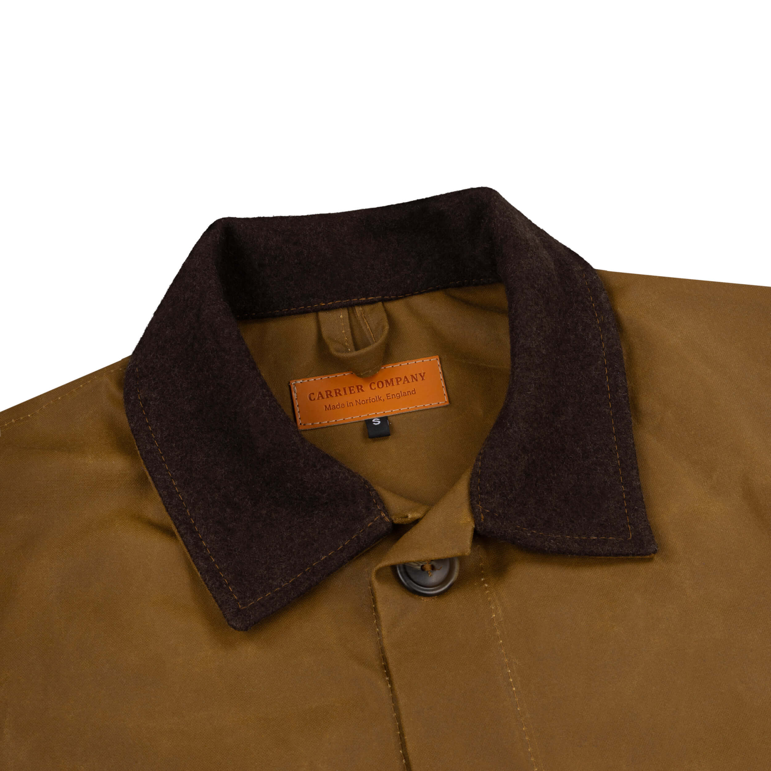 Carrier Company Waxed Duck Cotton Jacket In Tan