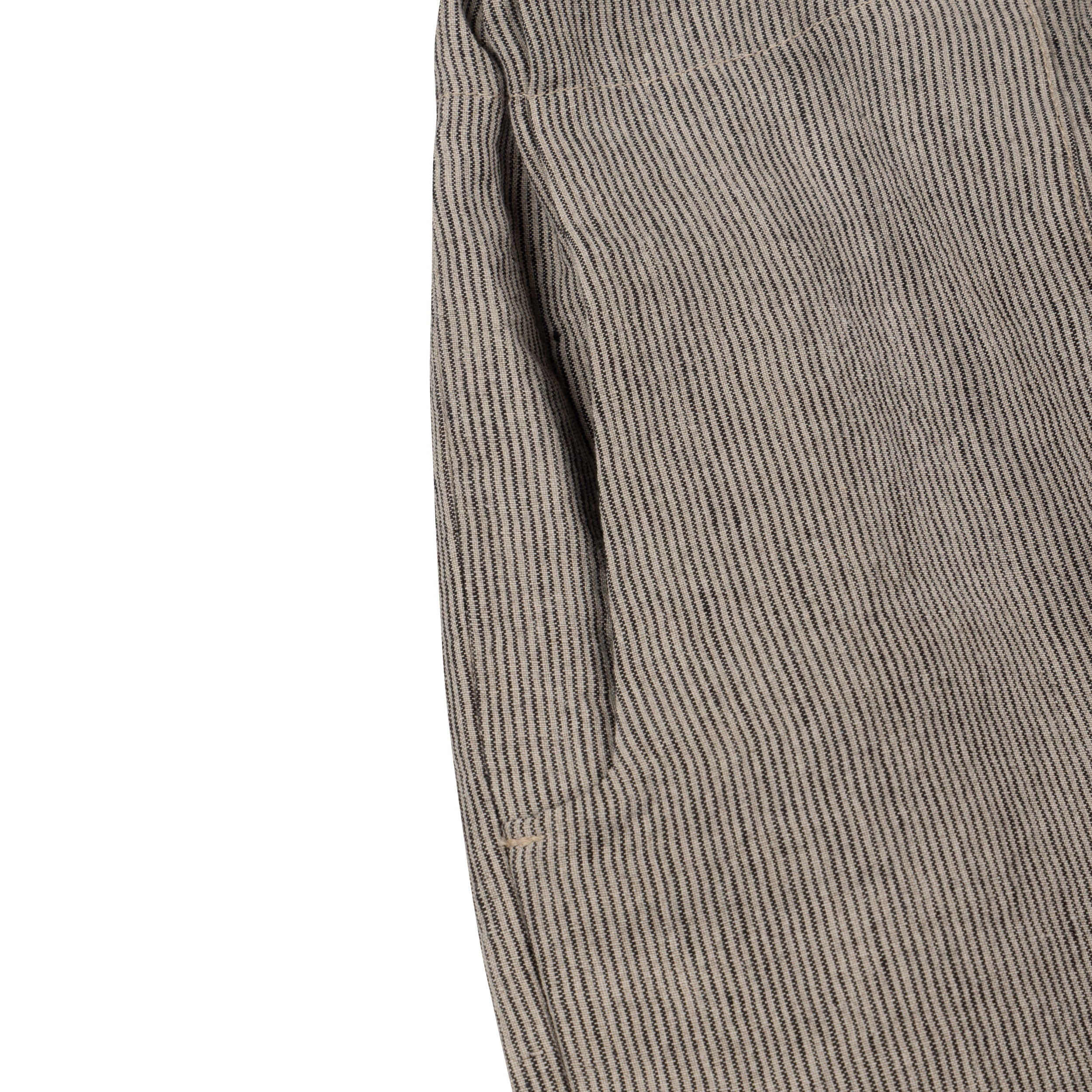 Carrier Company Linen Jogger In Charcoal Needle Stripe Linen