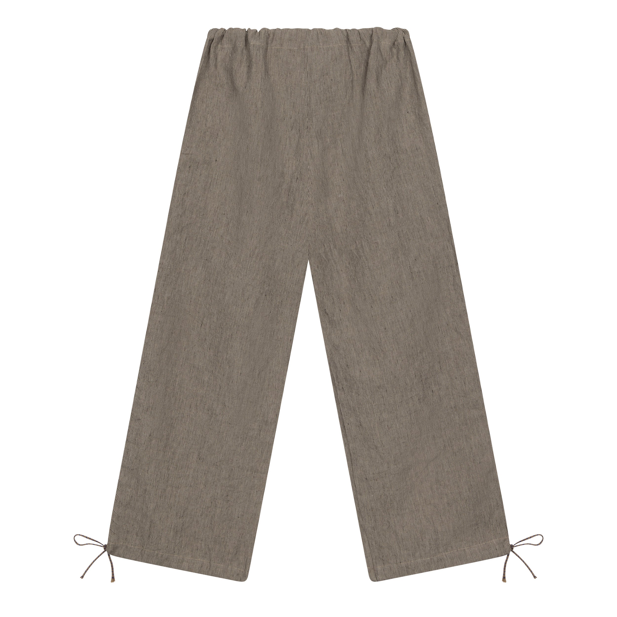 Carrier Company Linen Jogger In Charcoal Needle Stripe Linen