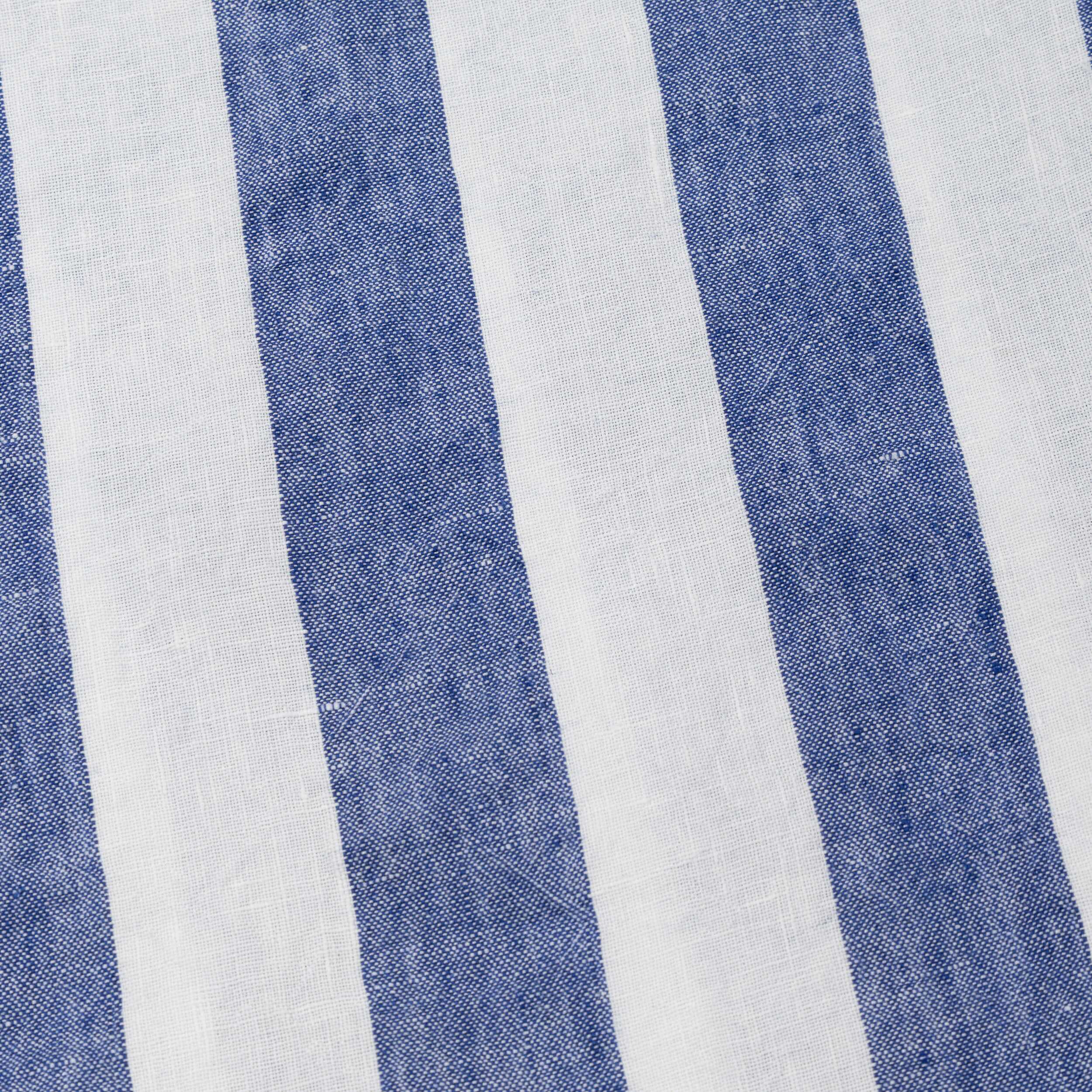Carrier Company Blue & White Striped Linen Pyjama