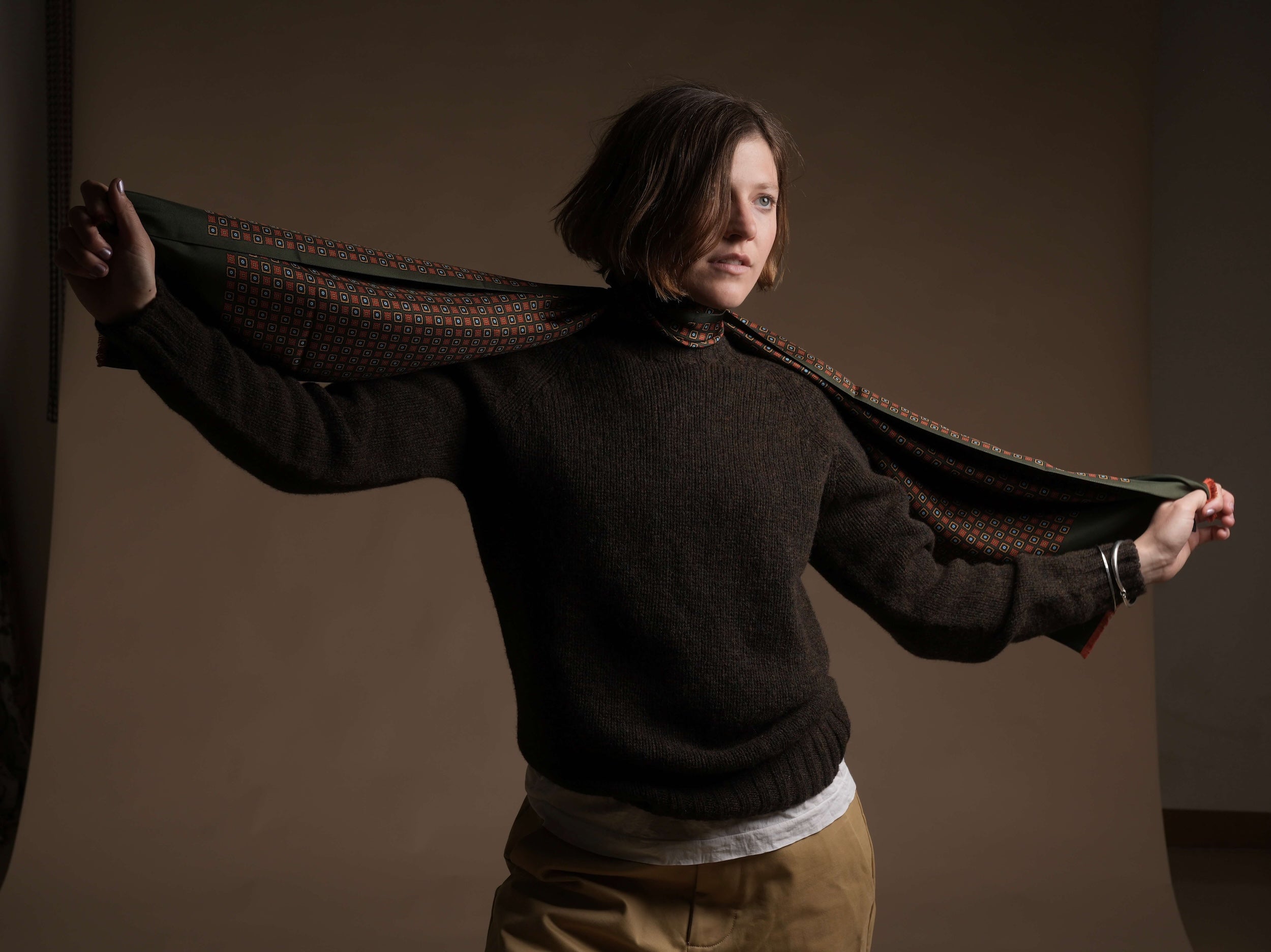 Carrier Company Silk Tubular scarf