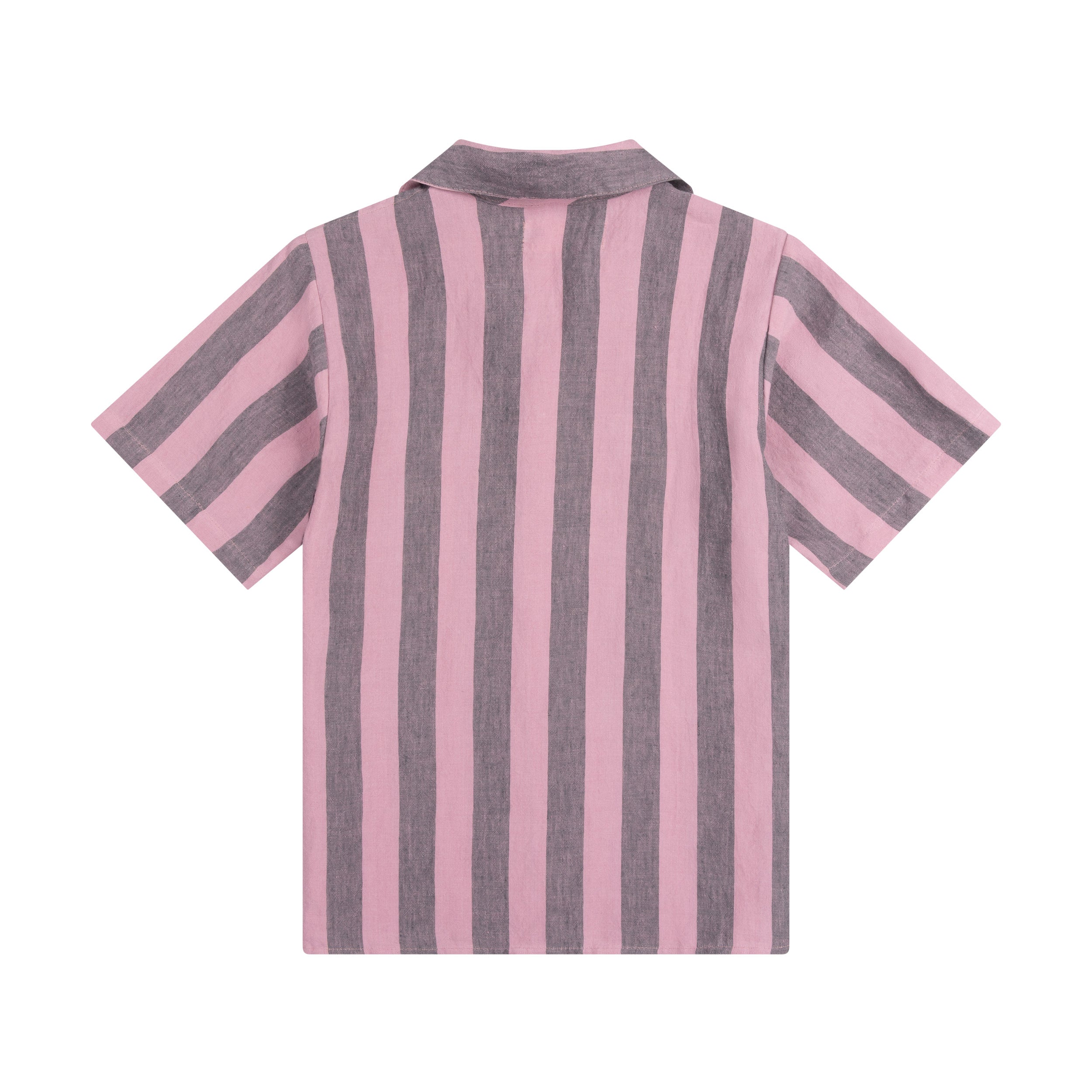 Carrier Company Cuban Shirt In Licorice Stripe