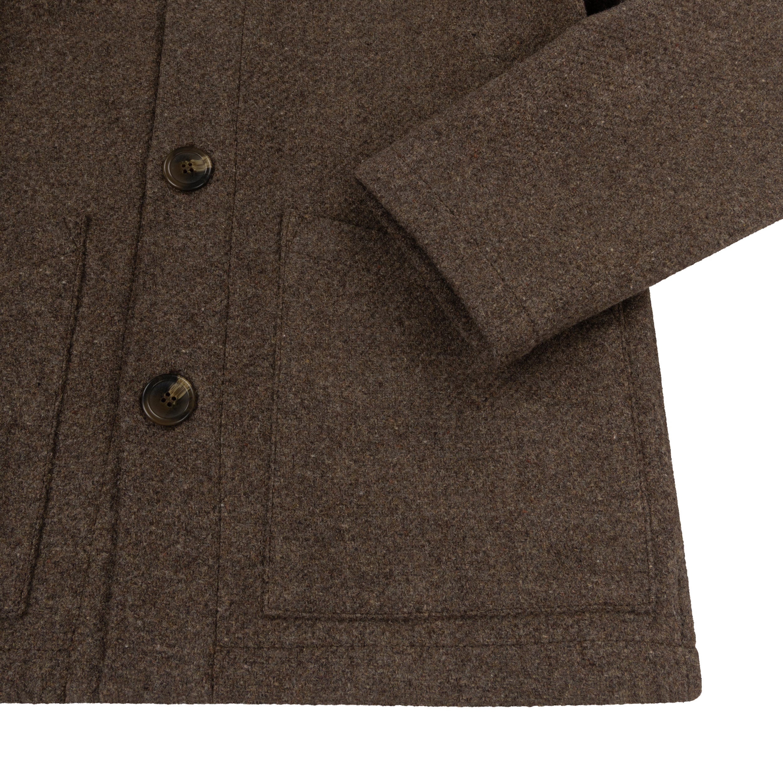 Carrier Company Plain Wool Jacket In Ivor