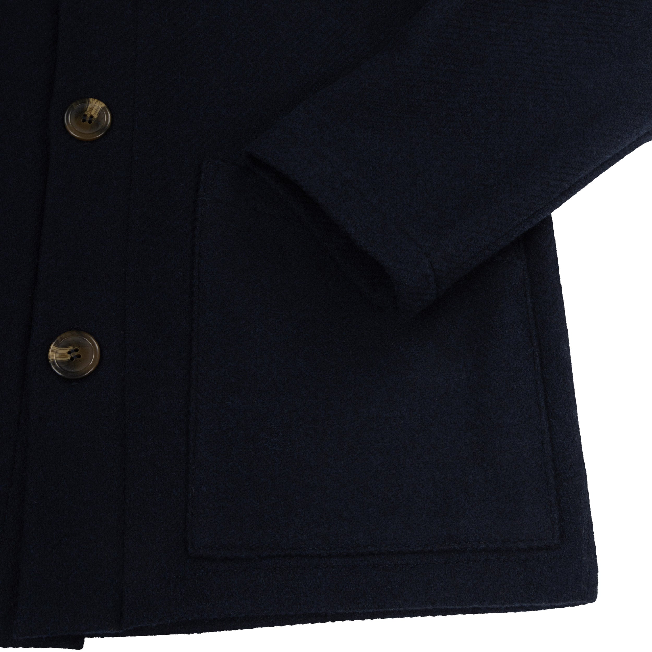 Carrier Company Plain Wool Jacket In Navy