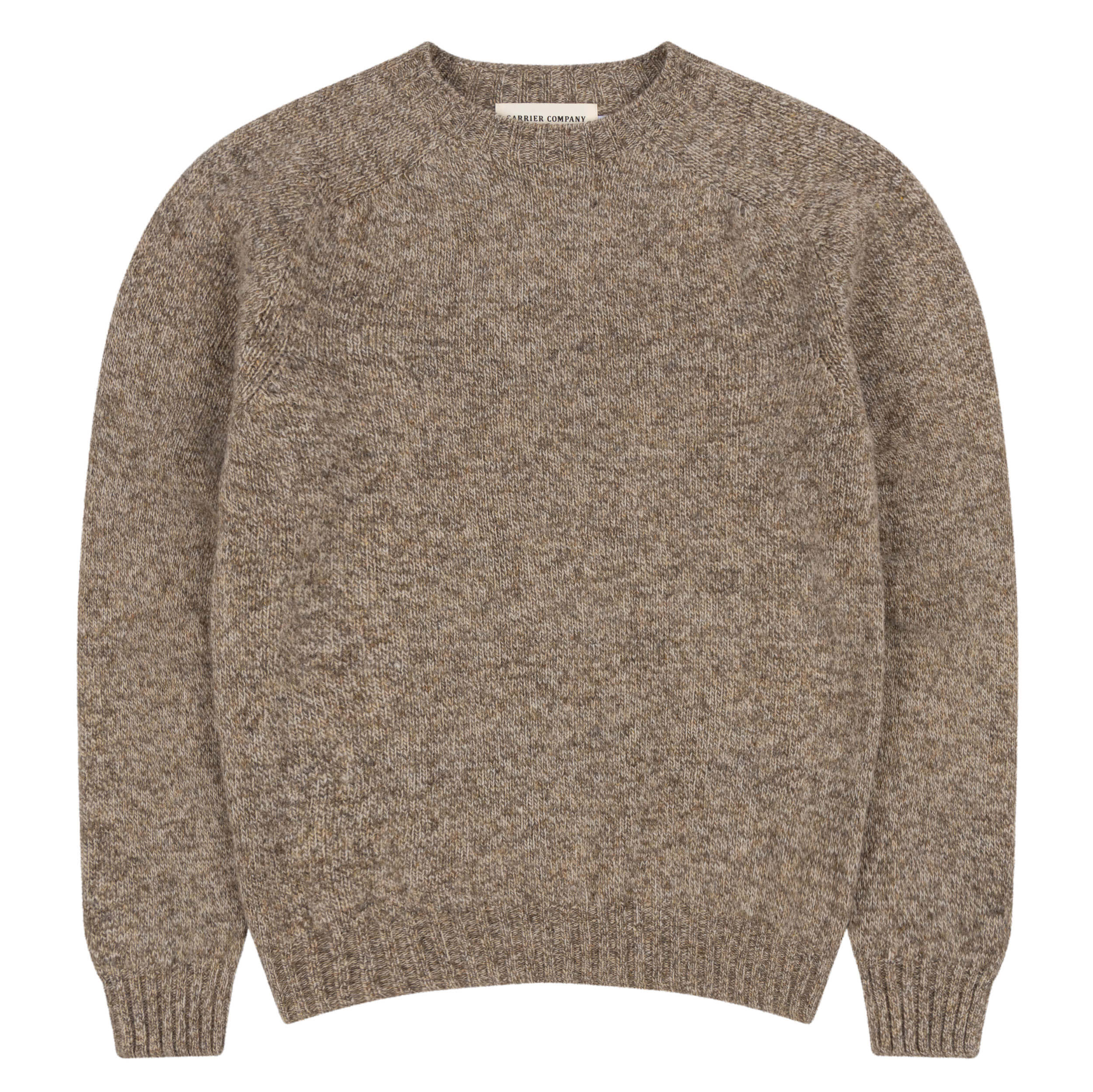 Carrier Company Shetland Lambswool Jumper in Shingle