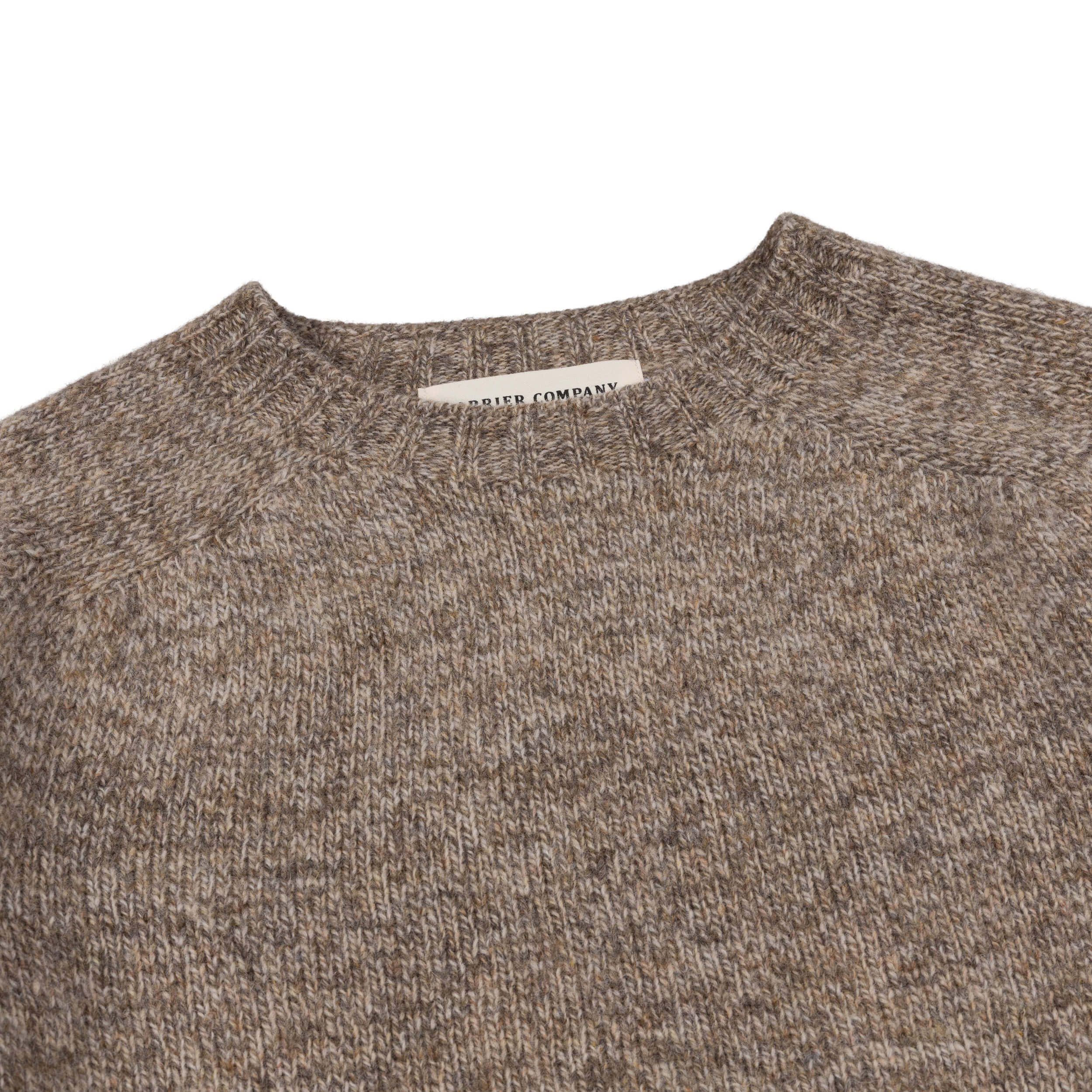 Carrier Company Shetland Lambswool Jumper in Shingle