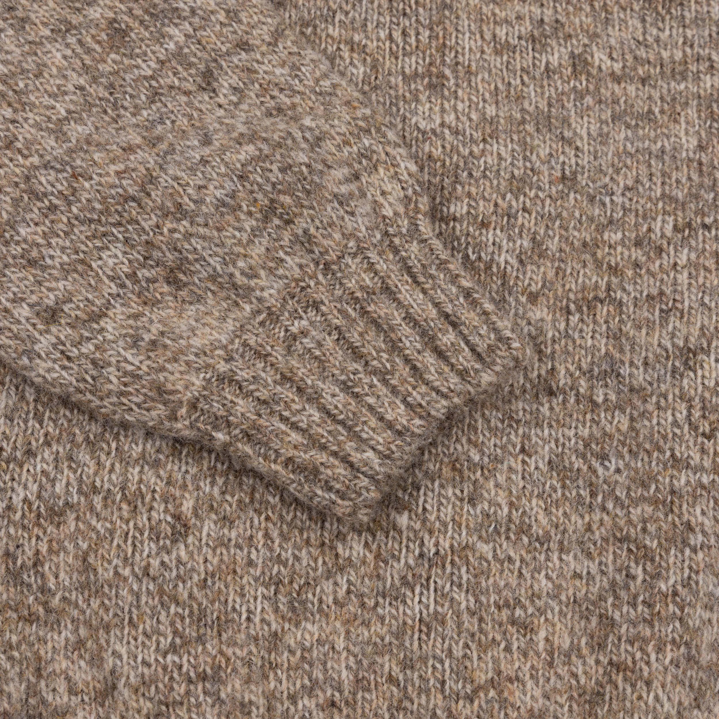 Carrier Company Shetland Lambswool Jumper in Shingle