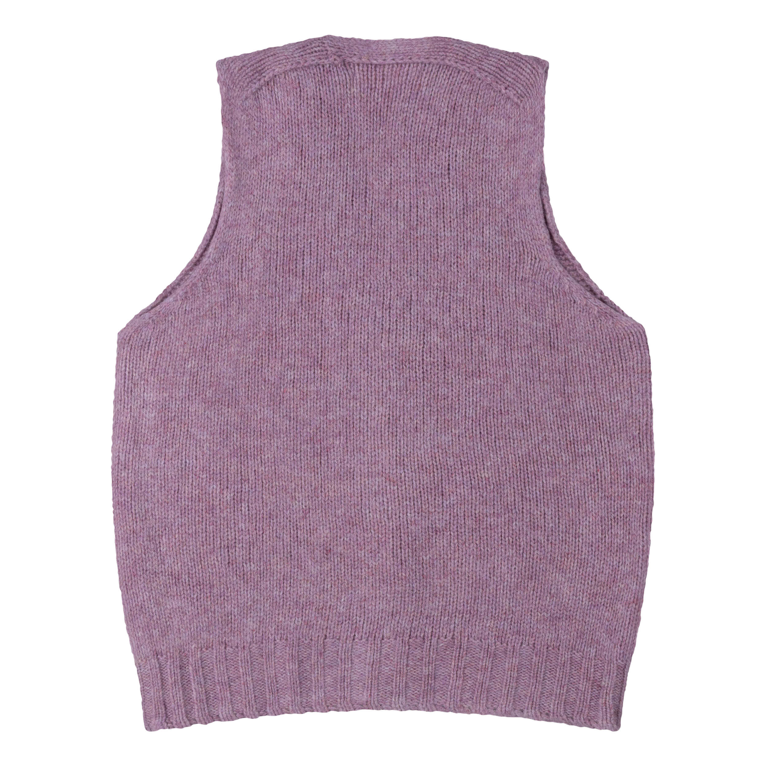 Carrier Company Sleeveless Cardigan in Lilac