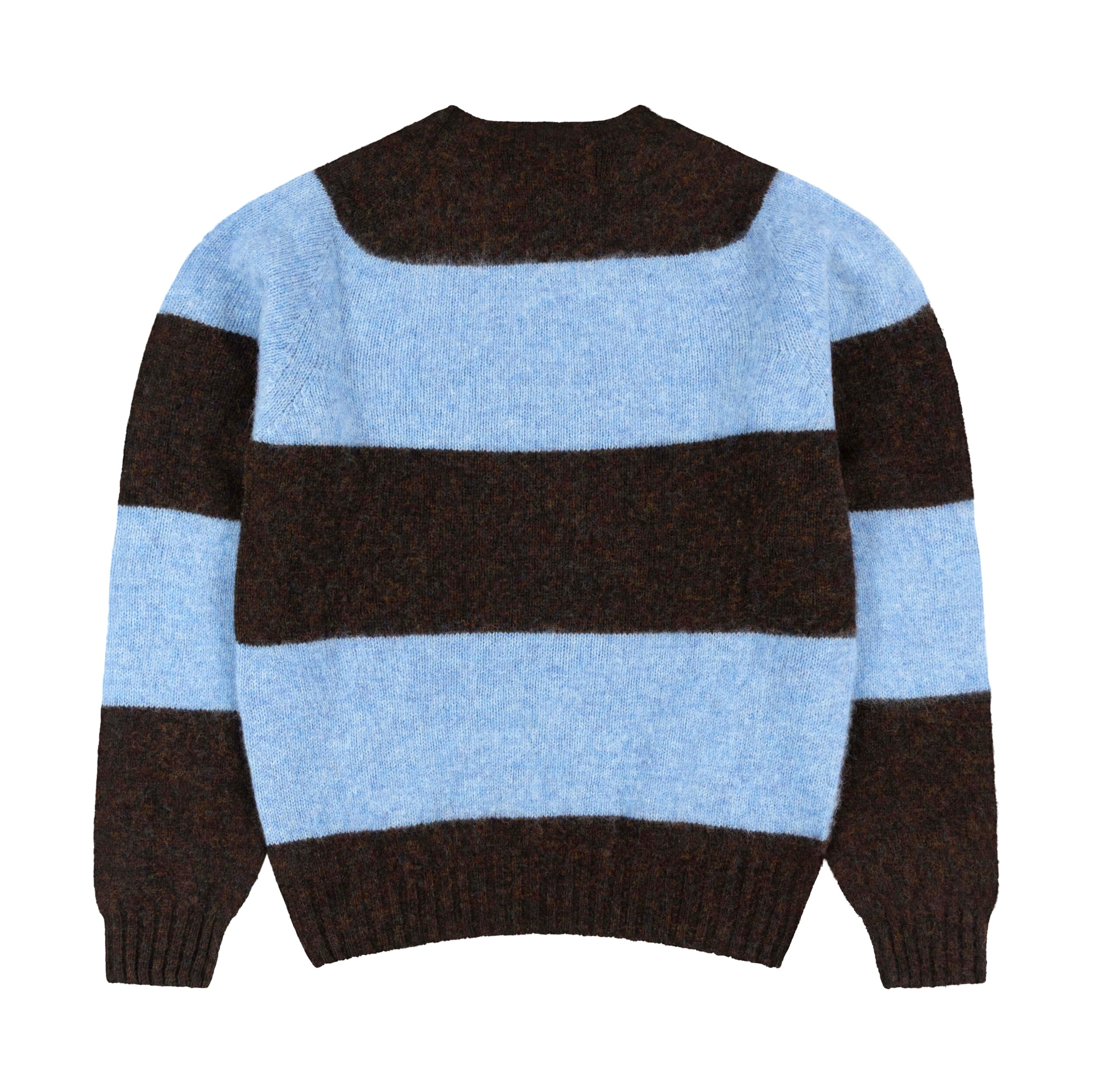 Carrier Company Brushed Shetland Lambswool Jumper in Winter & Creek
