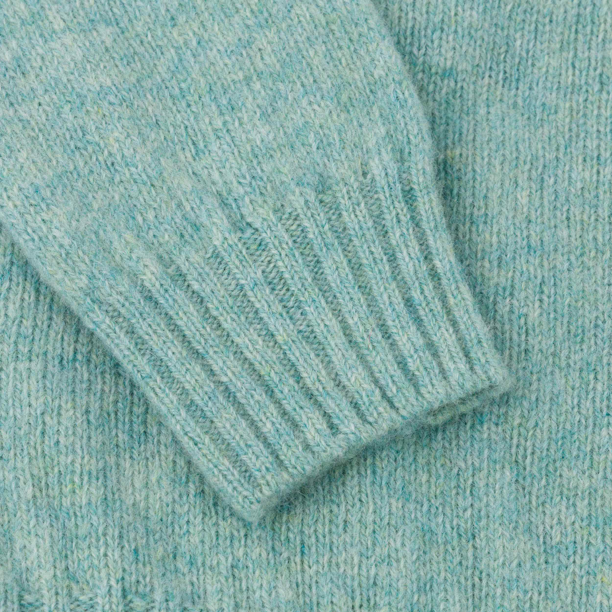 Carrier Company Shetland Lambswool Yoke Jumper in Fauna & Tudor