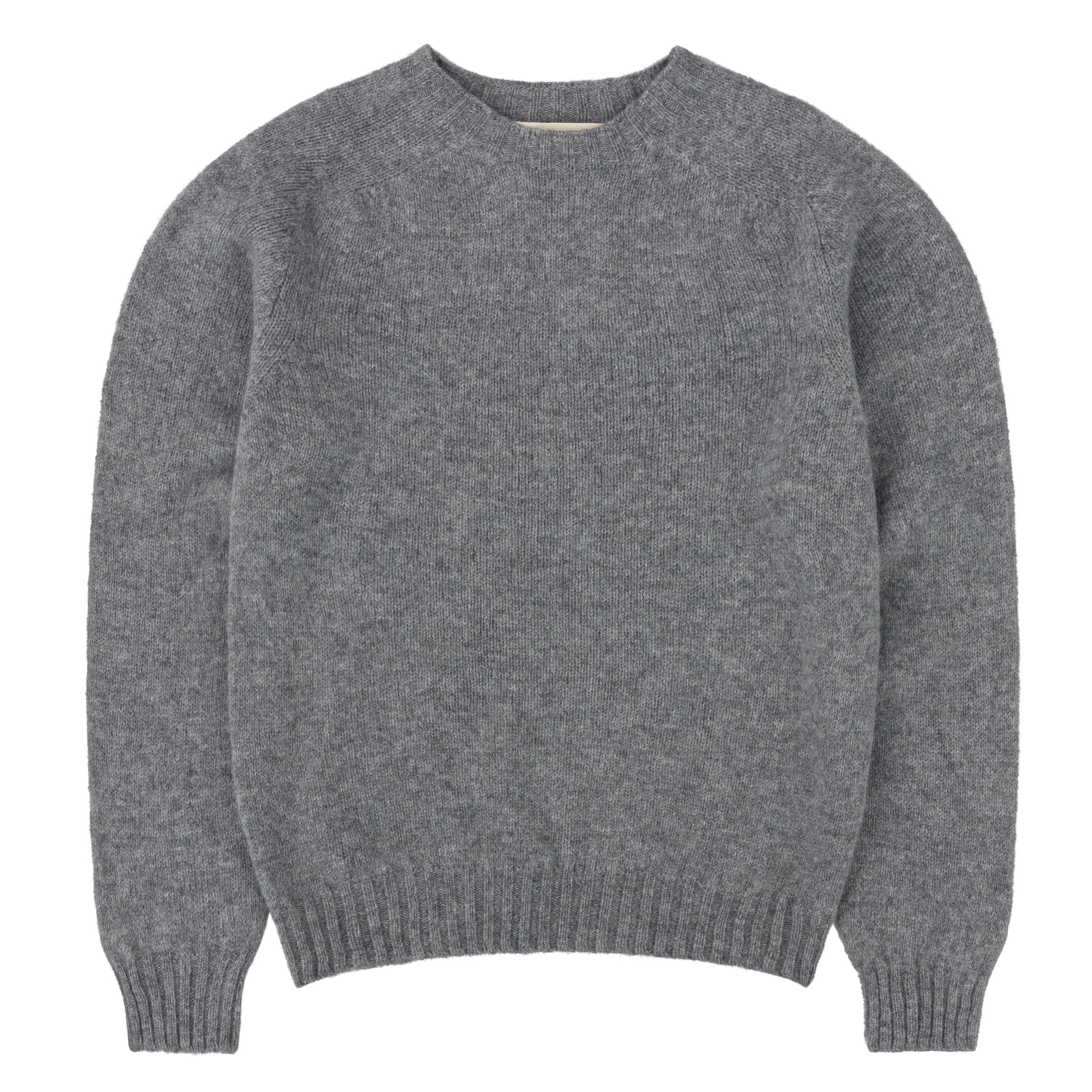 Carrier Company Shetland Lambswool Jumper in Fossil