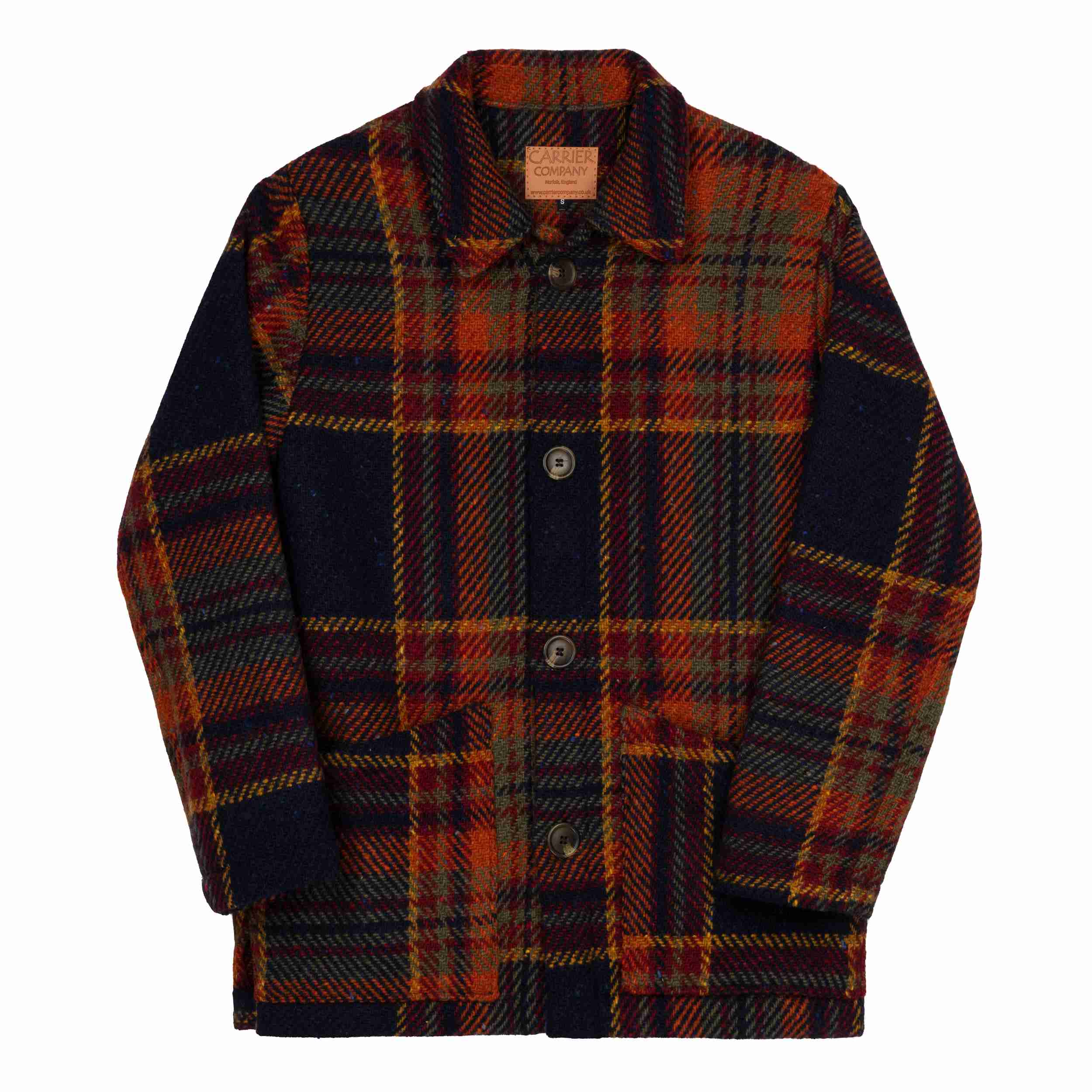 Carrier Company Celtic Wool Jacket in Navy and Rust