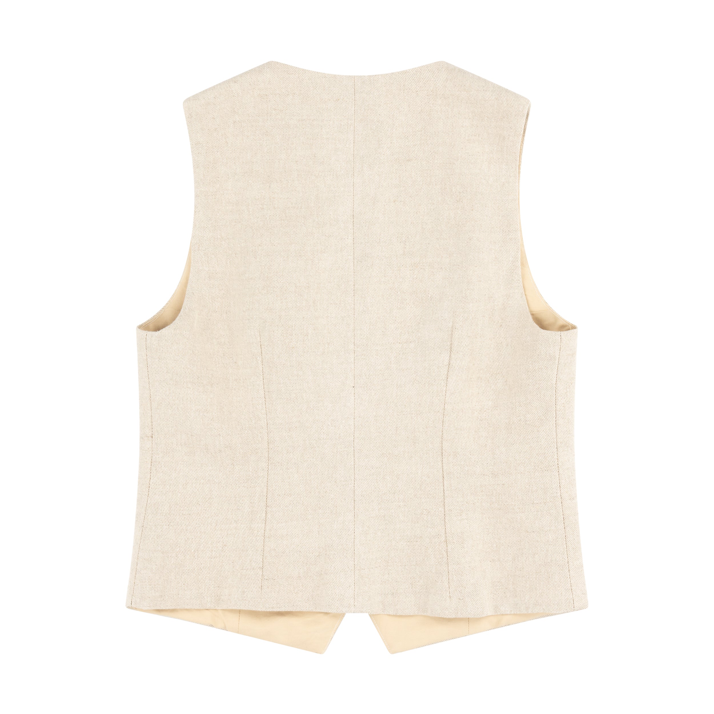 Women's Lightweight Waistcoat in Ecru