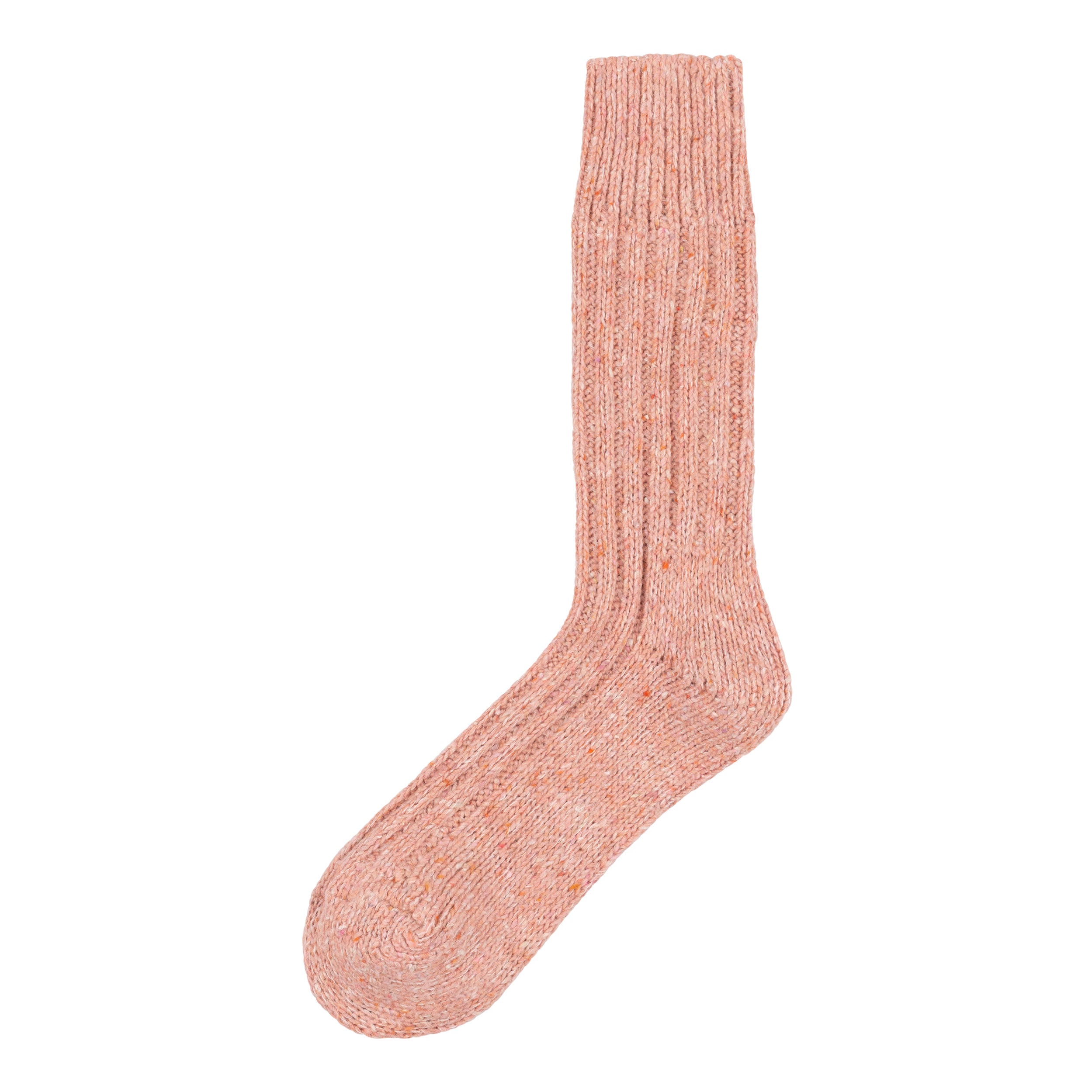 Carrier Company Aran Wool Sock in Salmon