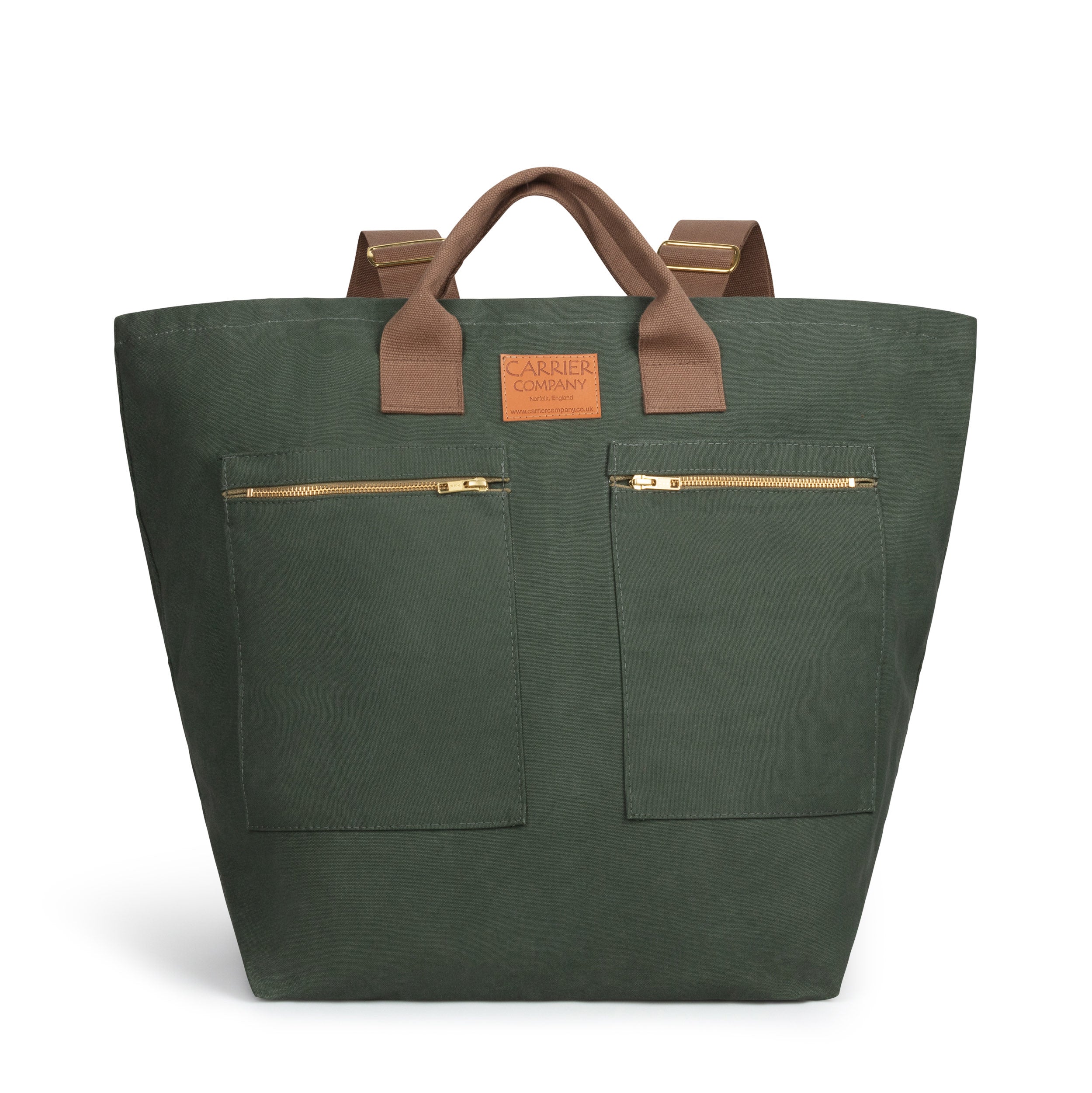 Carrier Company Back Pack in Spruce Green, Vegan