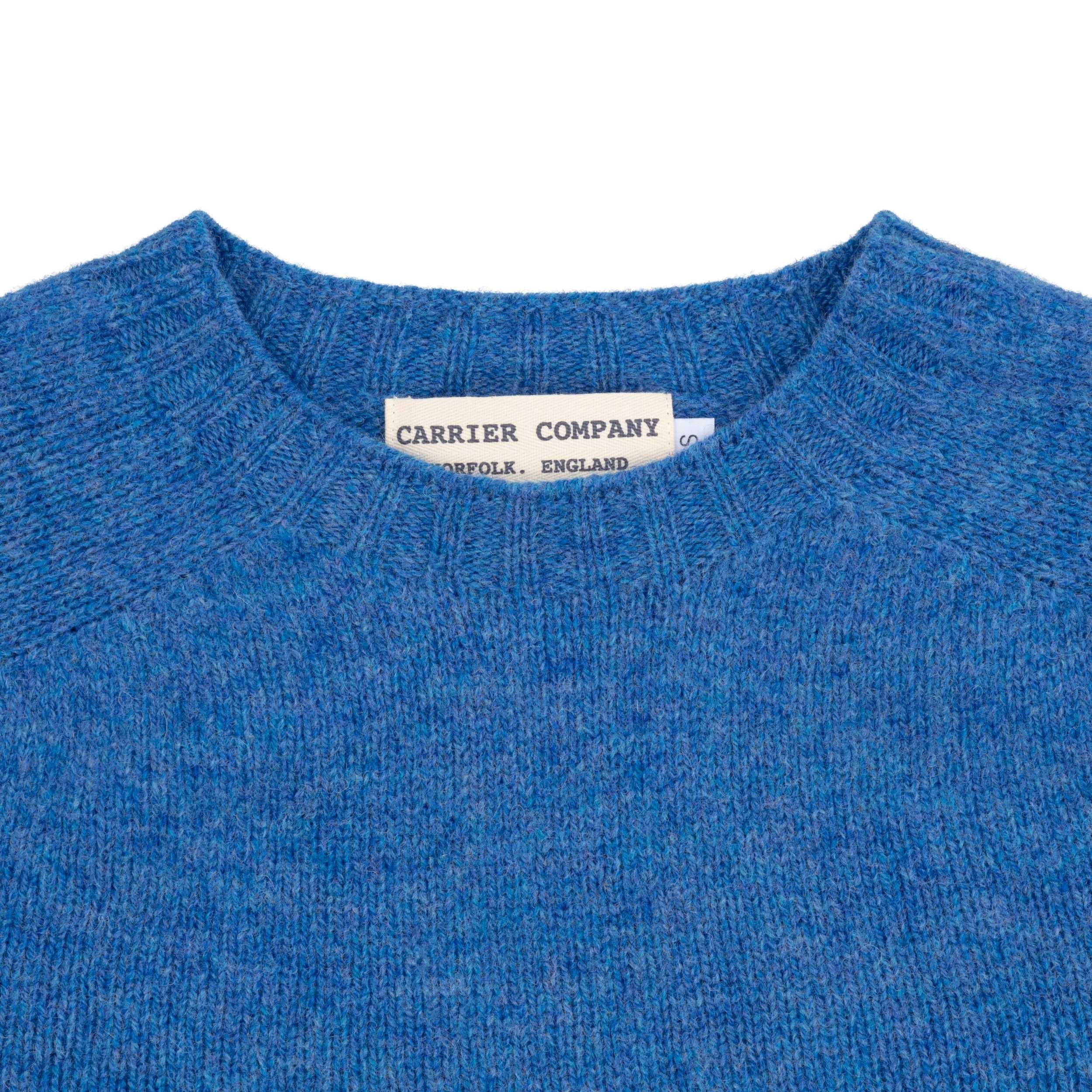 Carrier Company Shetland Lambswool Jersey in Toon Blue
