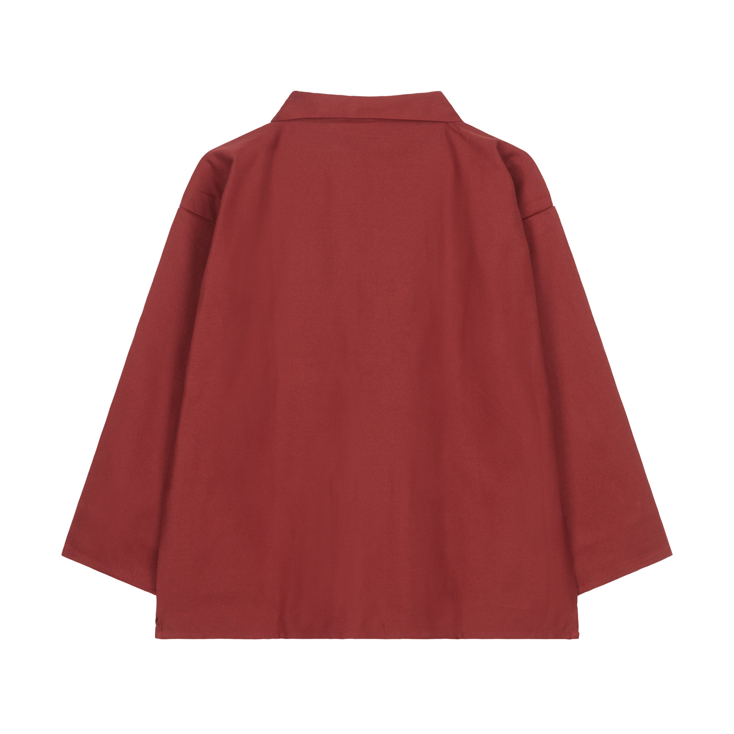 Carrier Company V-Neck Smock in Breton Red