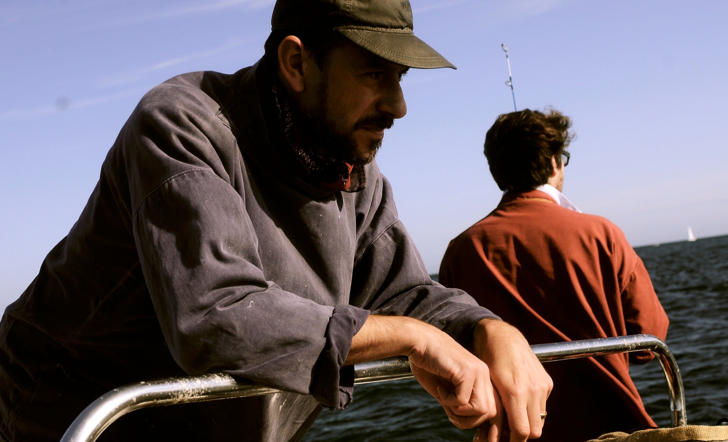 Man wearing Carrier Company Traditional Norfolk Slop in Navy