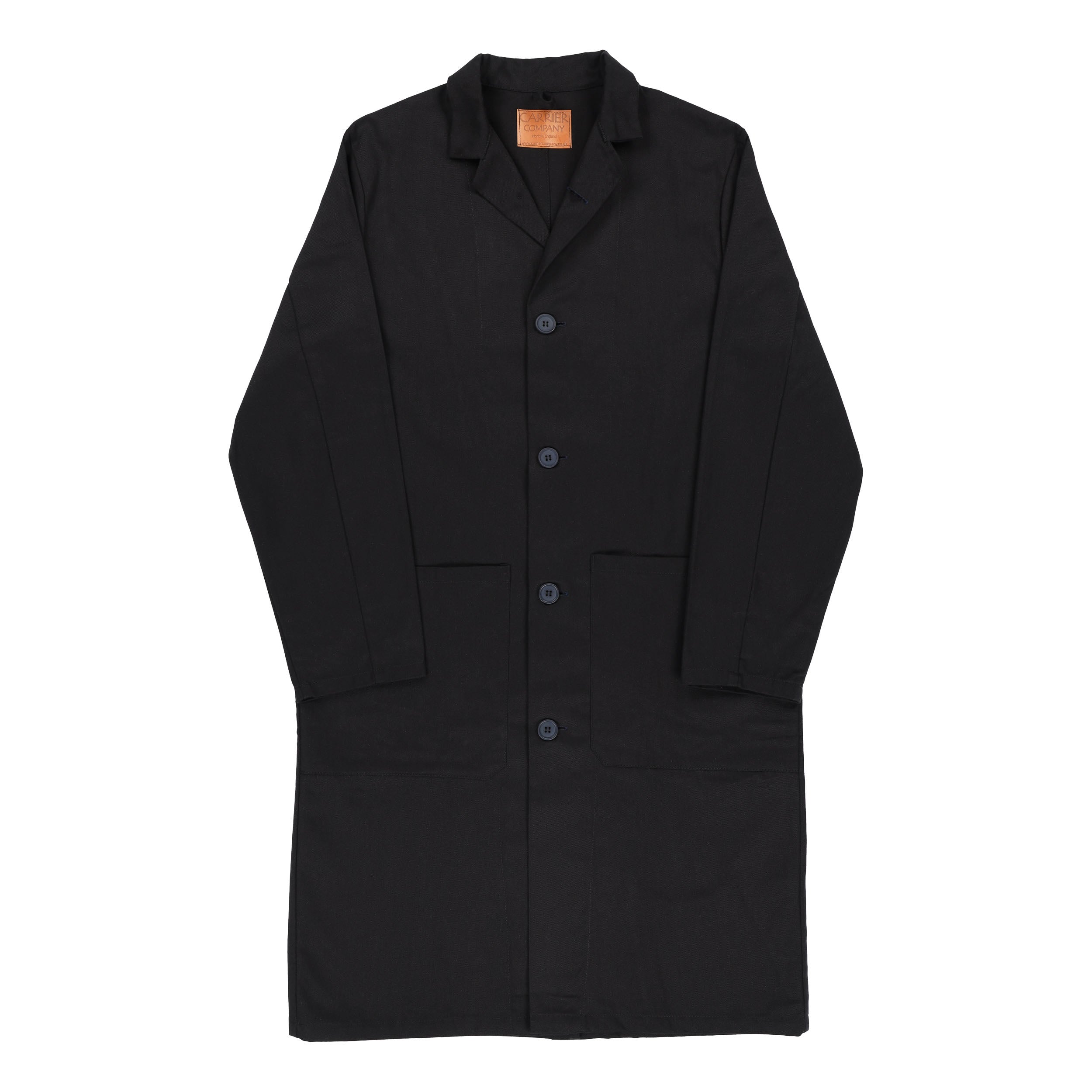 Carrier Company Stockman's Coat in Black Drill