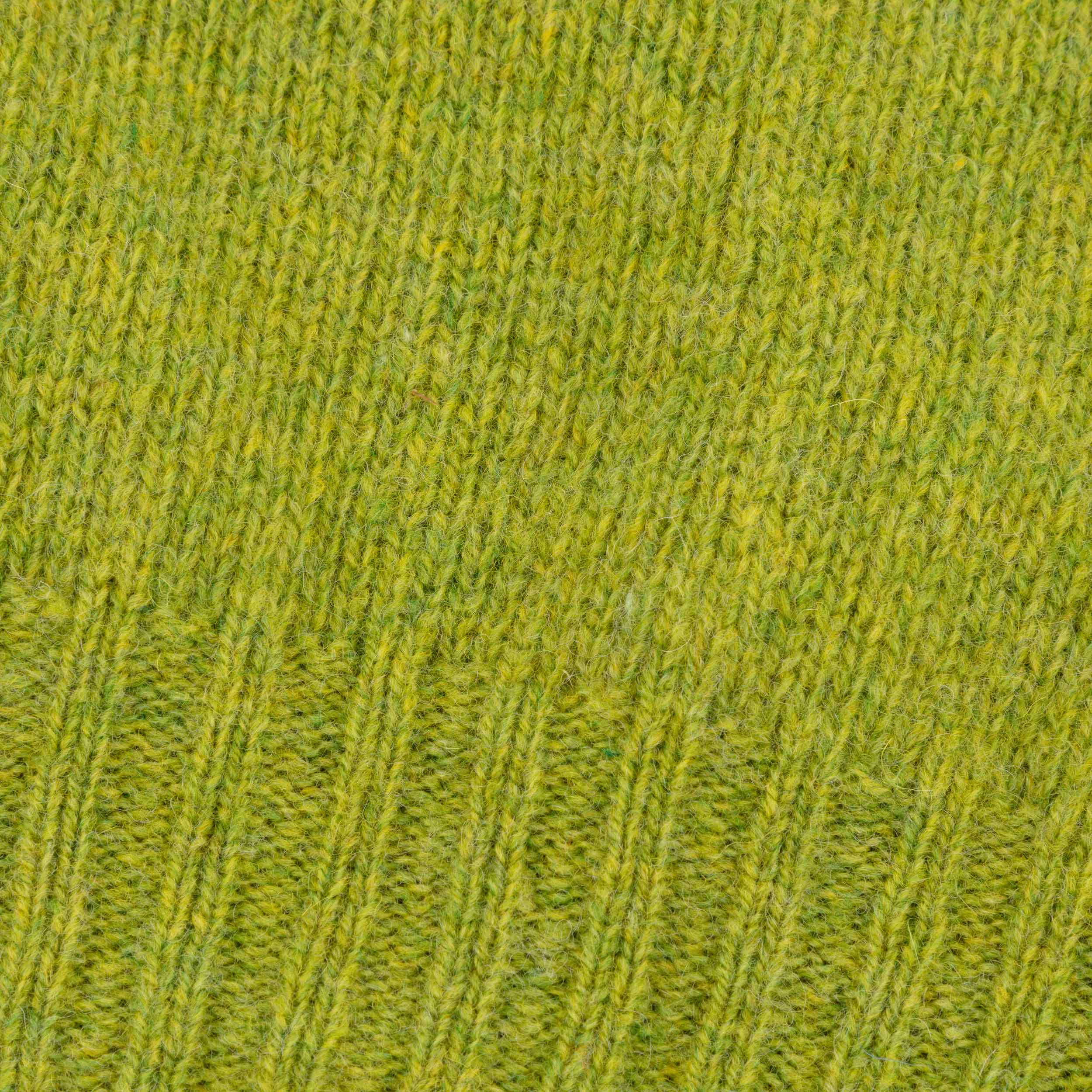 Carrier Company Shetland Lambswool Jumper in Lime