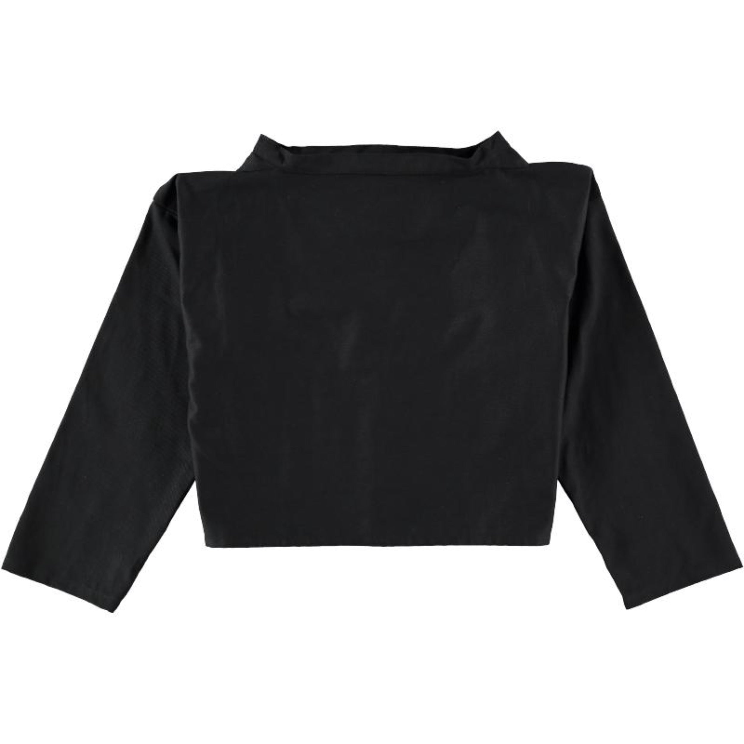 Carrier Company Cropped Smock in Black