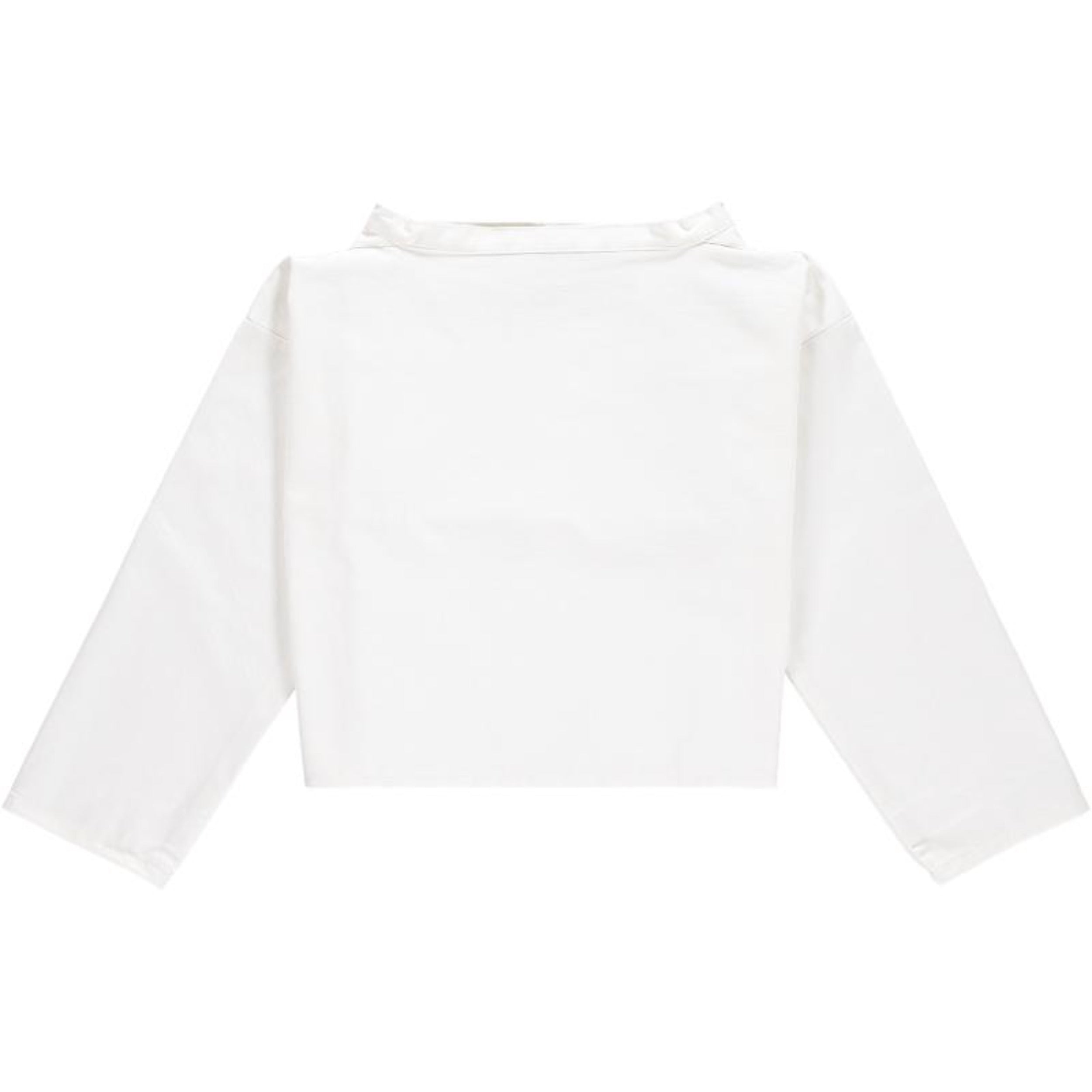 Carrier Company Cropped Smock in White