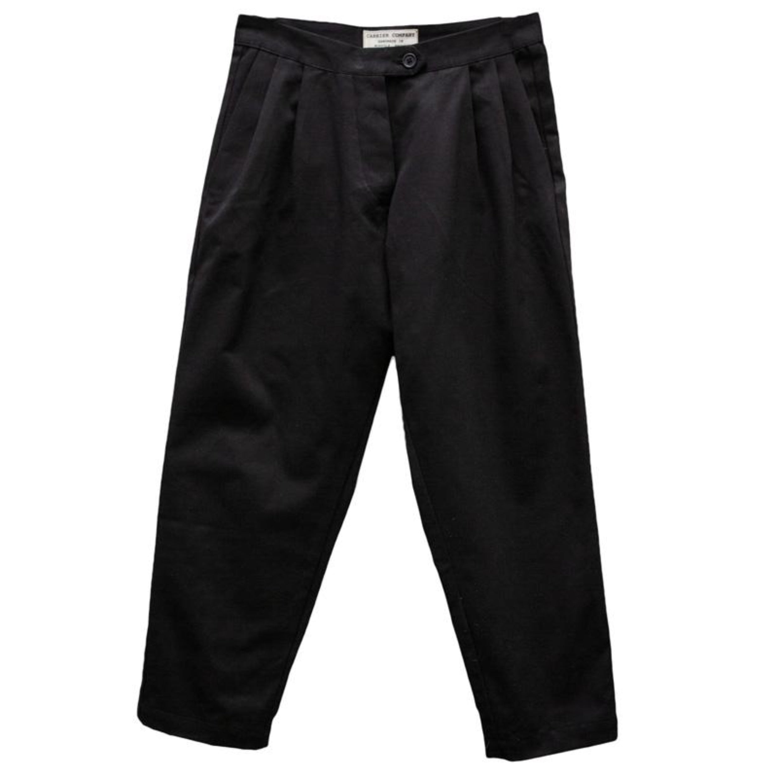 Carrier Company Cropped Trouser in Black