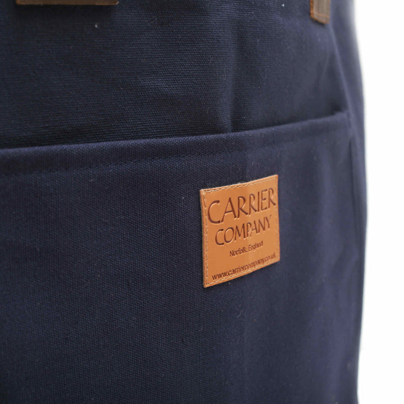 Carrier Company Leather Handled Loot and Boot Bag in Navy