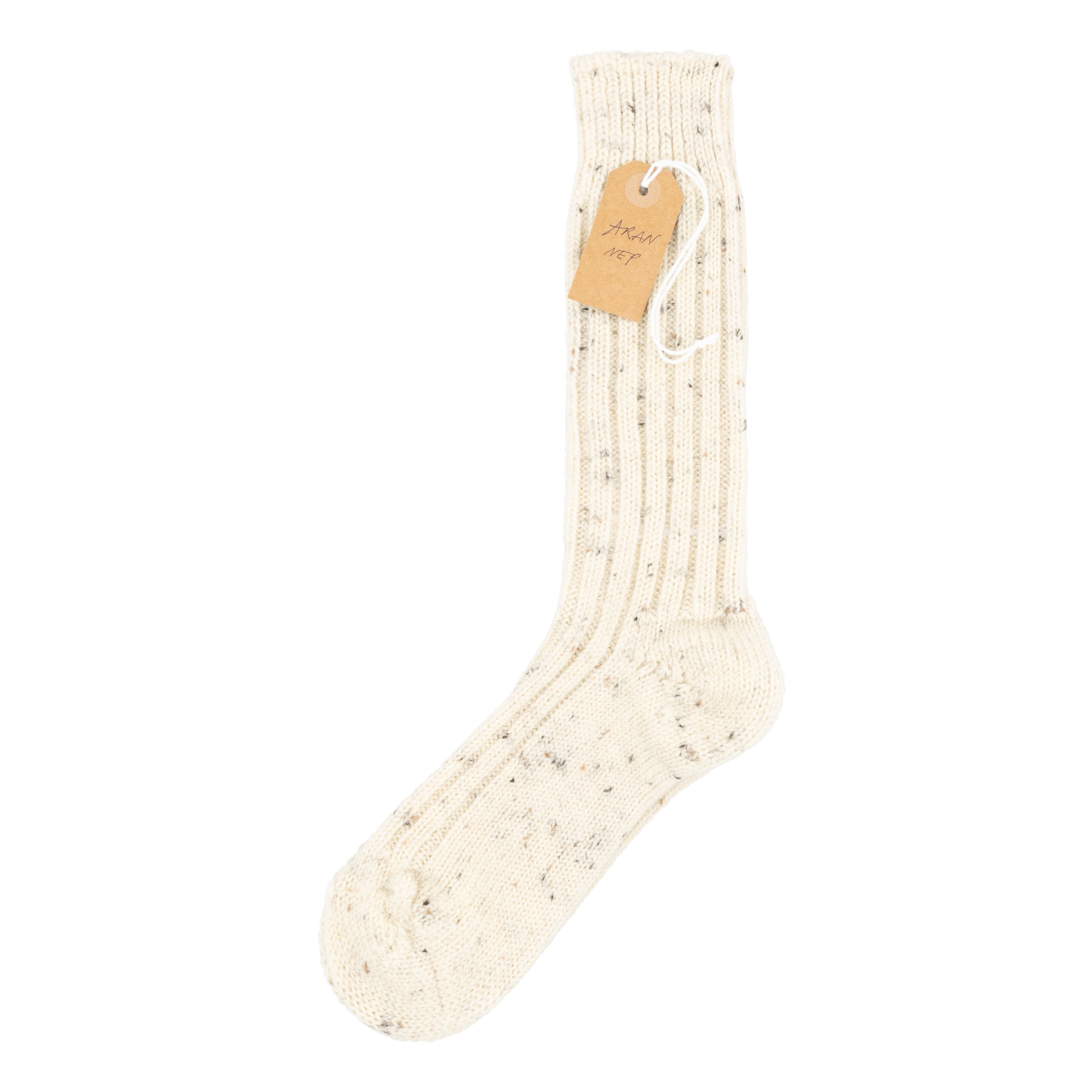 Carrier Company Men's Wool Sock in Aran Nep