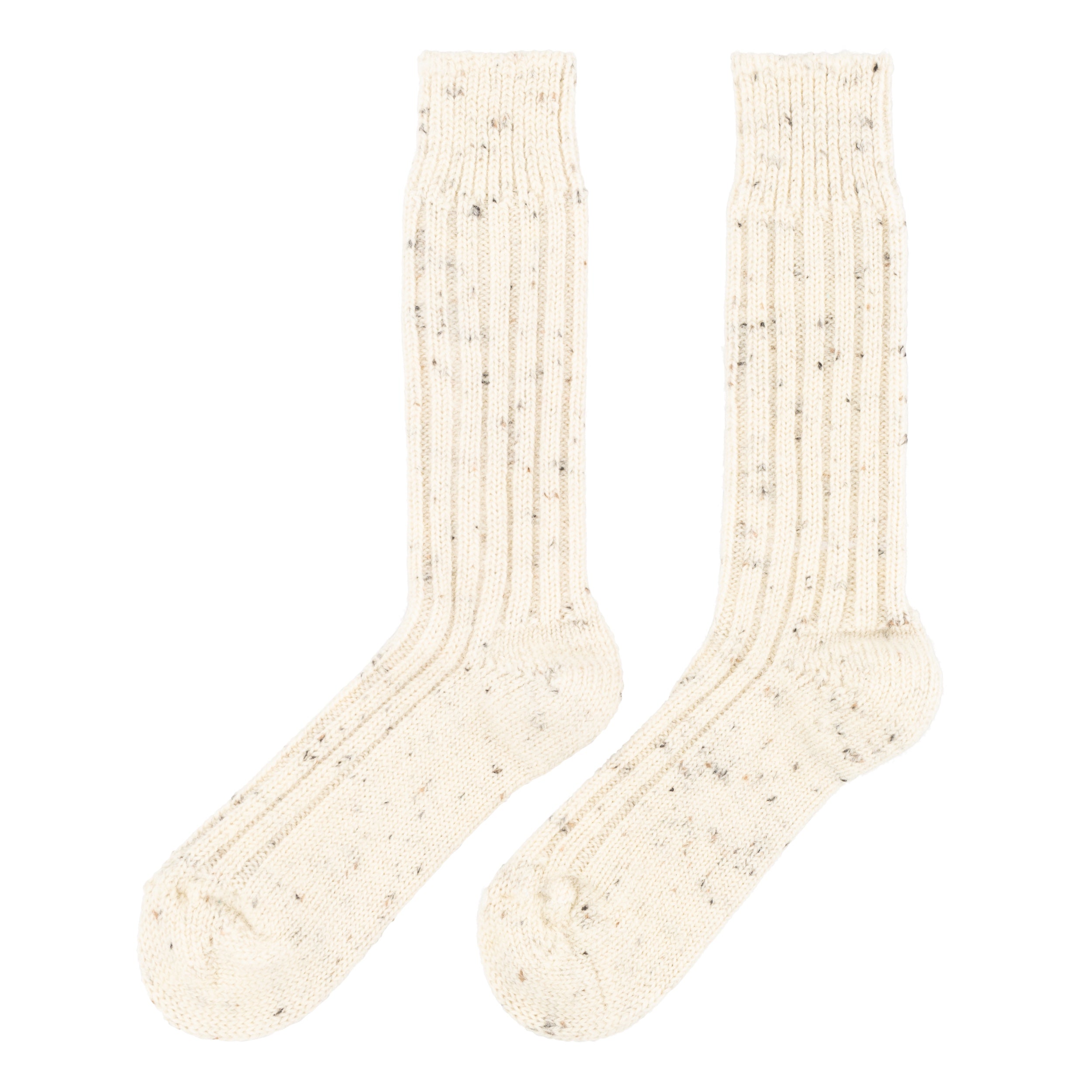 Carrier Company Men's Wool Sock pair in Aran Nep