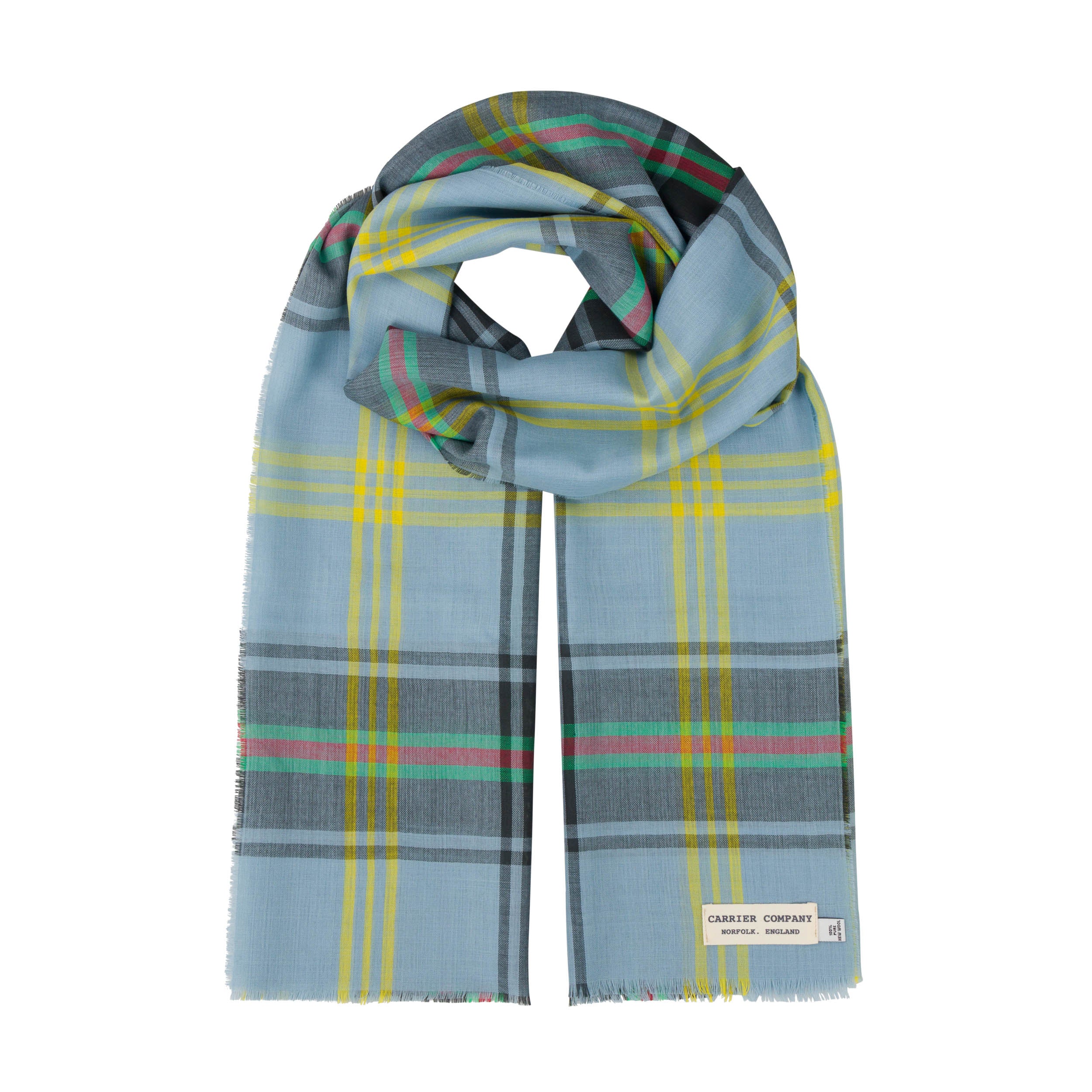 Carrier Company Extra Fine Merino Scarf in Bell of The Borders Tartan