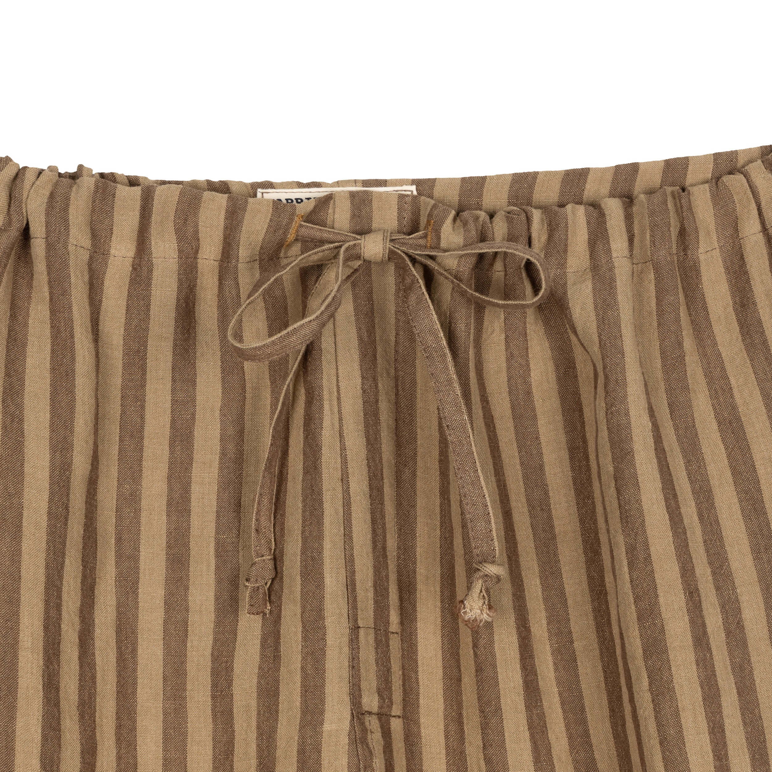 Carrier Company Irish Linen Pyjamas In Tobacco Stripe