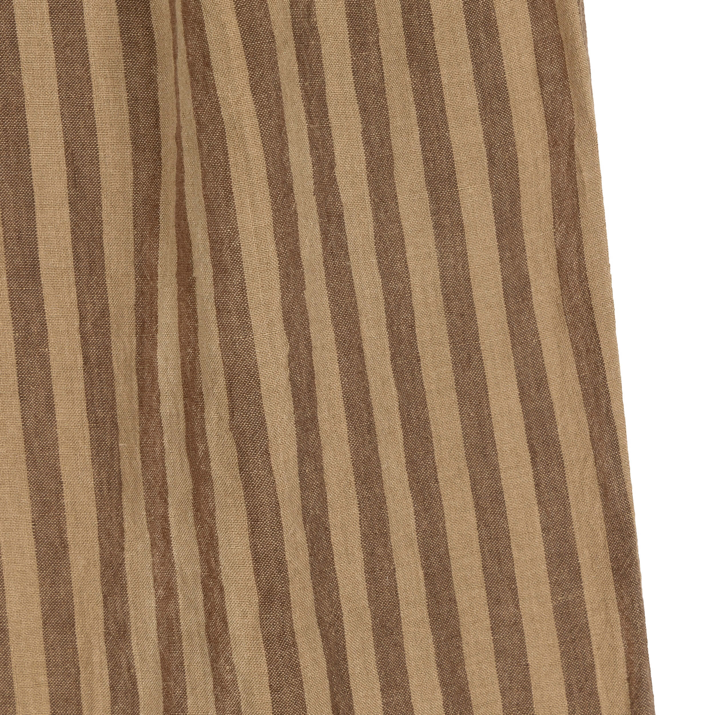 Carrier Company Irish Linen Pyjamas In Tobacco Stripe