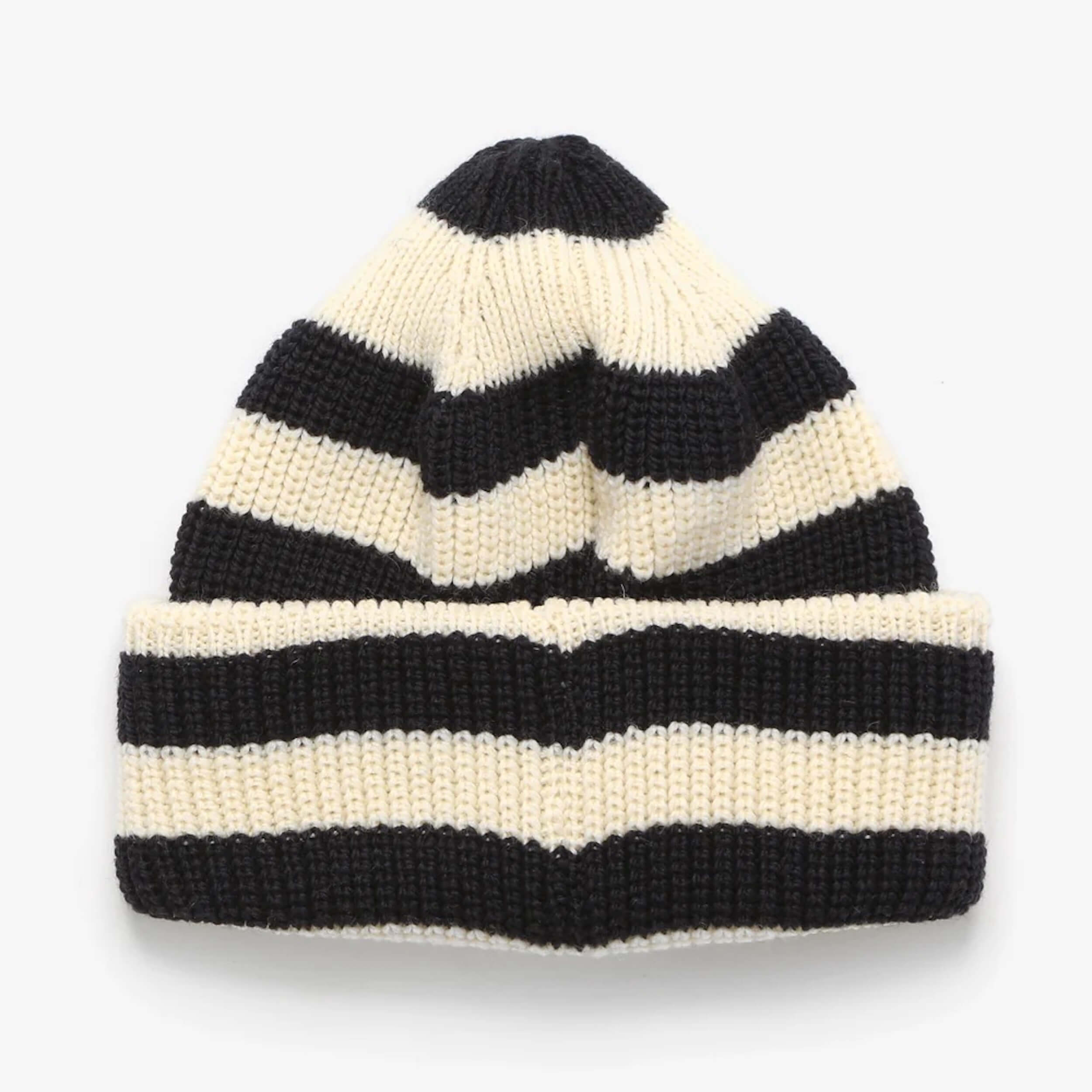 Carrier Company Merino Watch Cap In  Navy & Cream