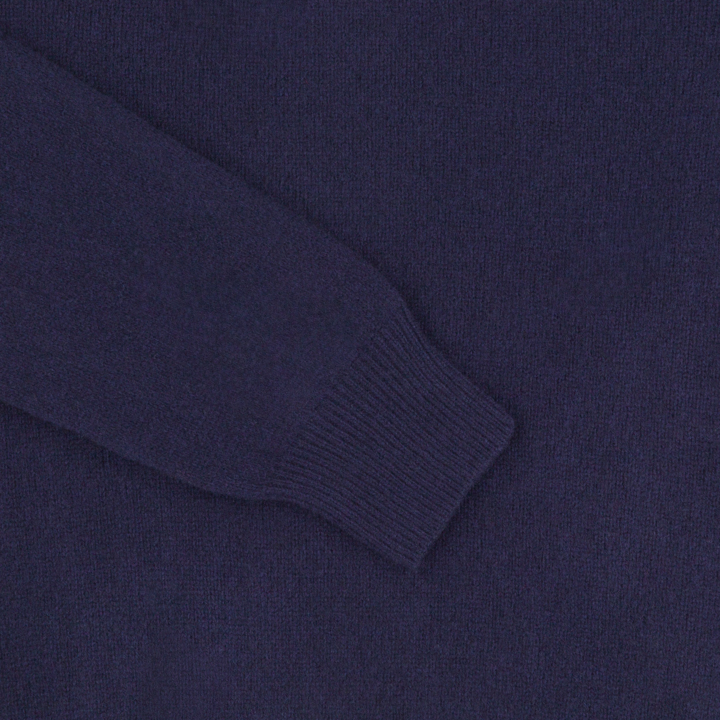 Carrier Company Hand Cashmere and Merino Supersoft Roll Neck Jumper in Navy