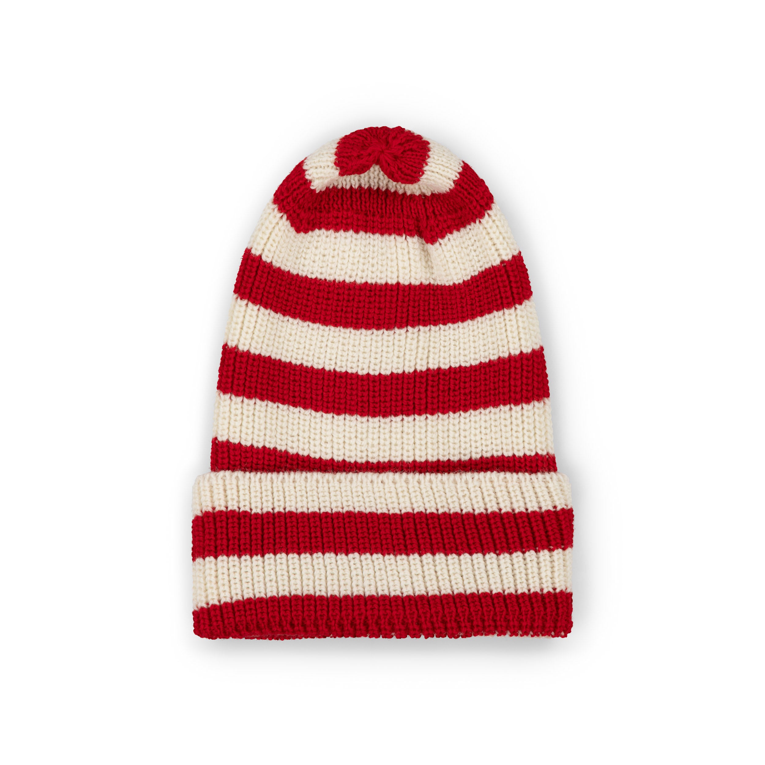 Carrier Company Merino Watch Cap In  Cherry & Cream