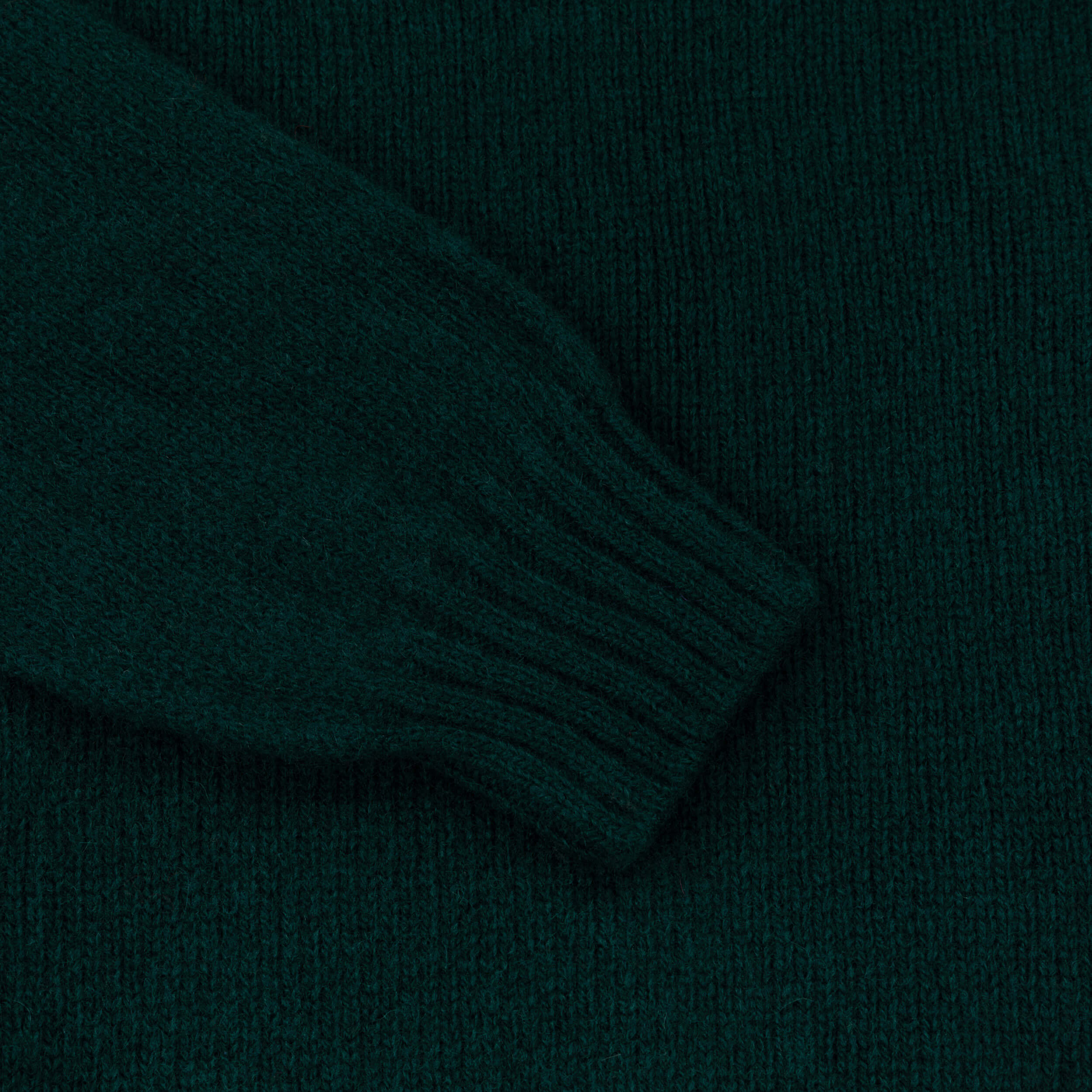 Carrier Company Shetland Lambswool Jumper In Ivy