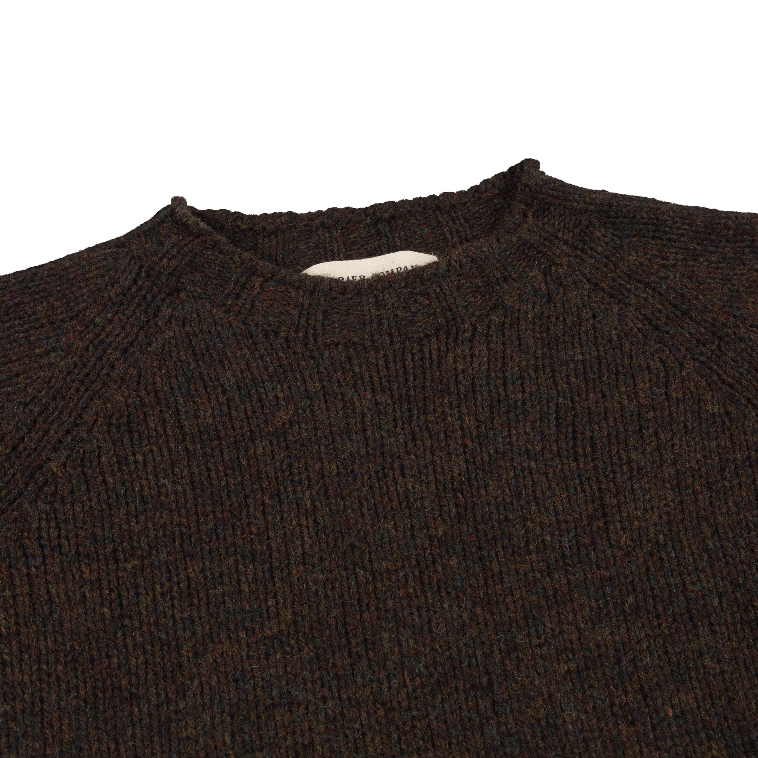 Carrier Company 4 Ply  Lambswool Jumper In Carob