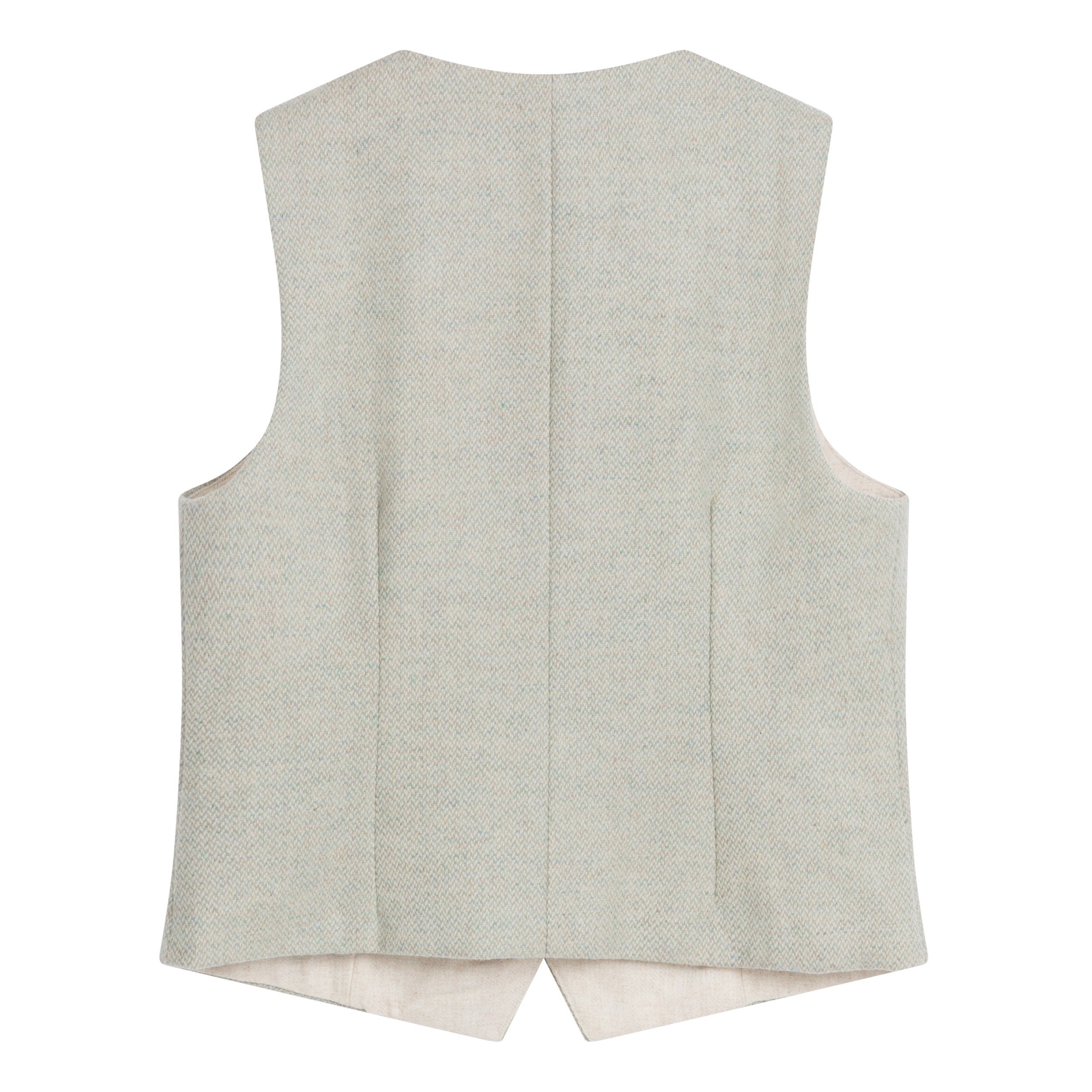 Ladies waistcoat in Duck Egg