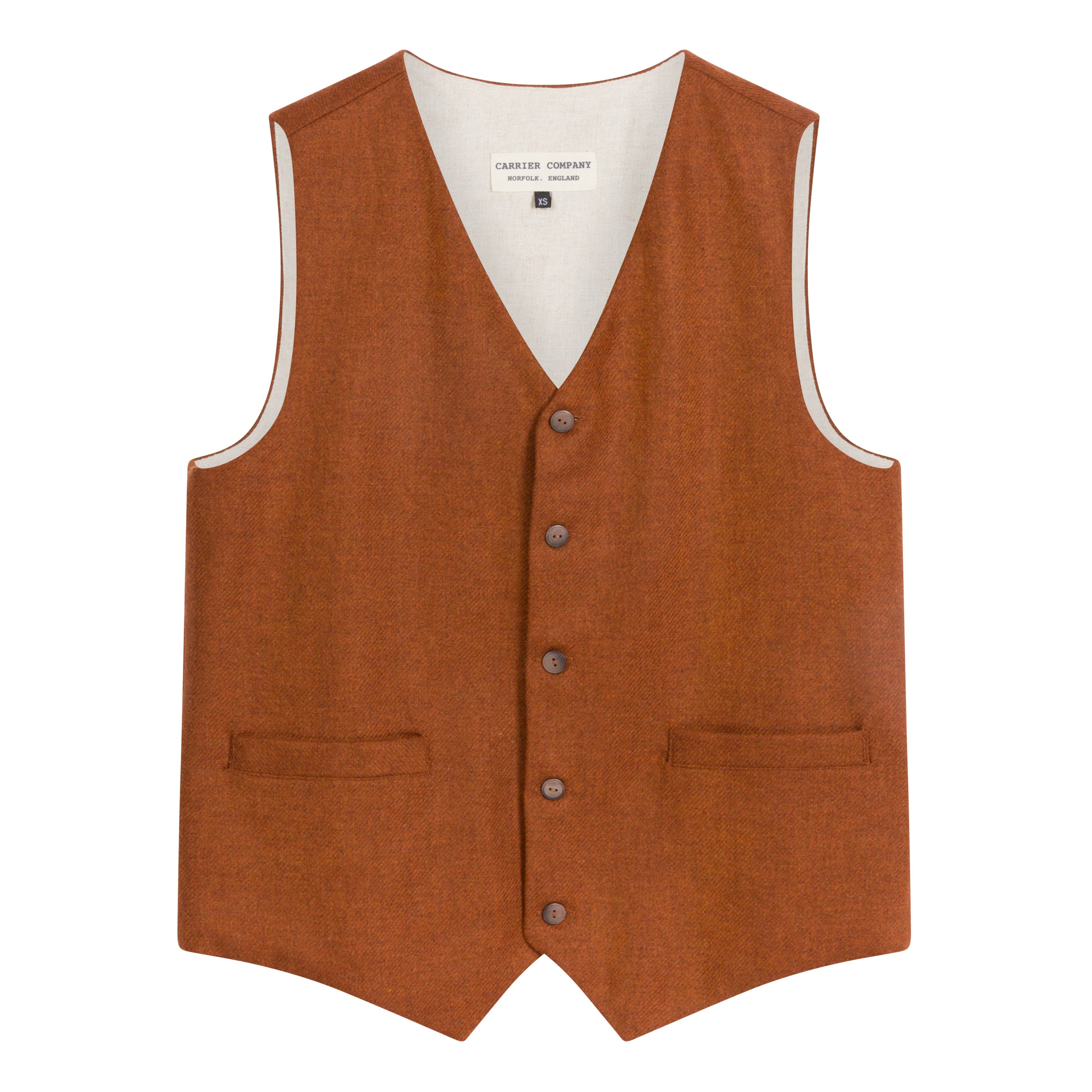 Men's Waistcoat in Ginger