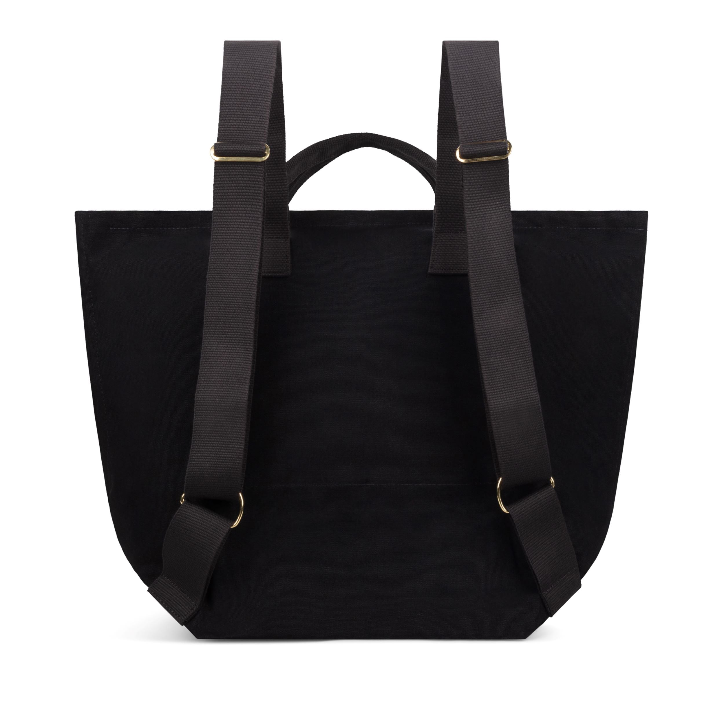 Carrier Company Backpack in Black with Black Straps