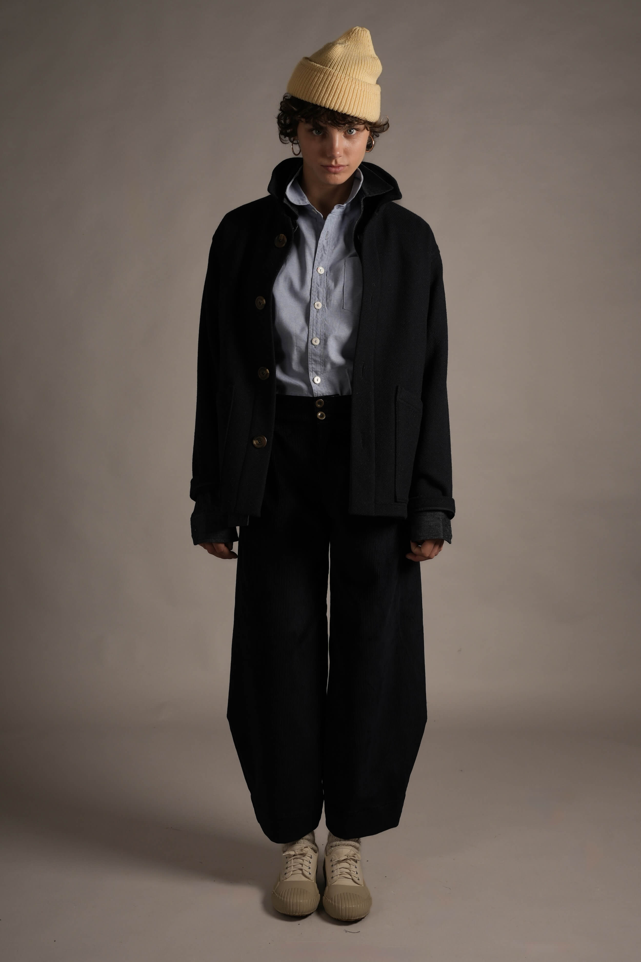 Els Wears Carrier Company Merino Watch Cap In Guava