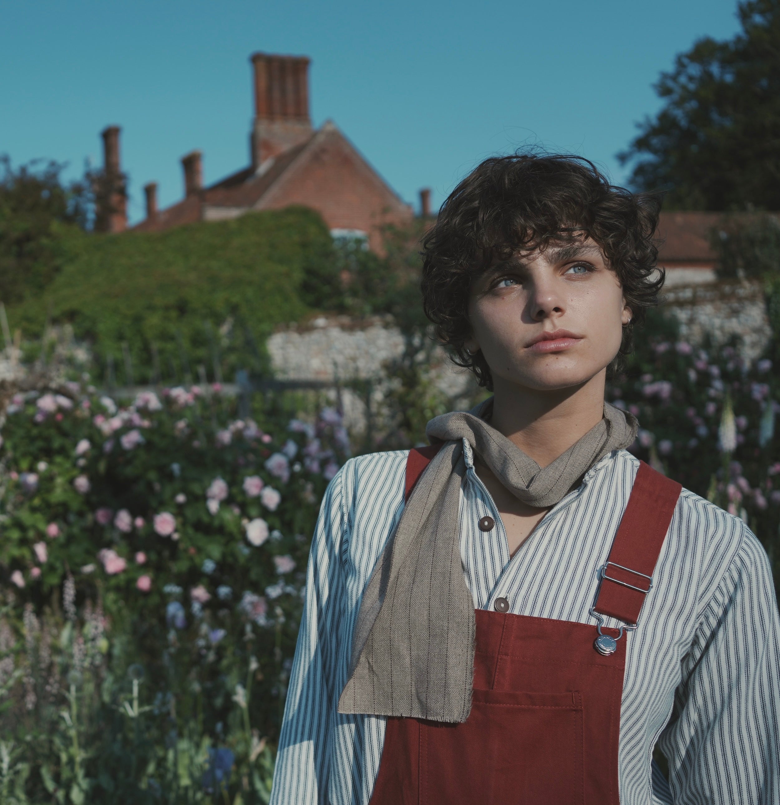 Els Wears Carrier Company Women's Dungarees in Terracotta