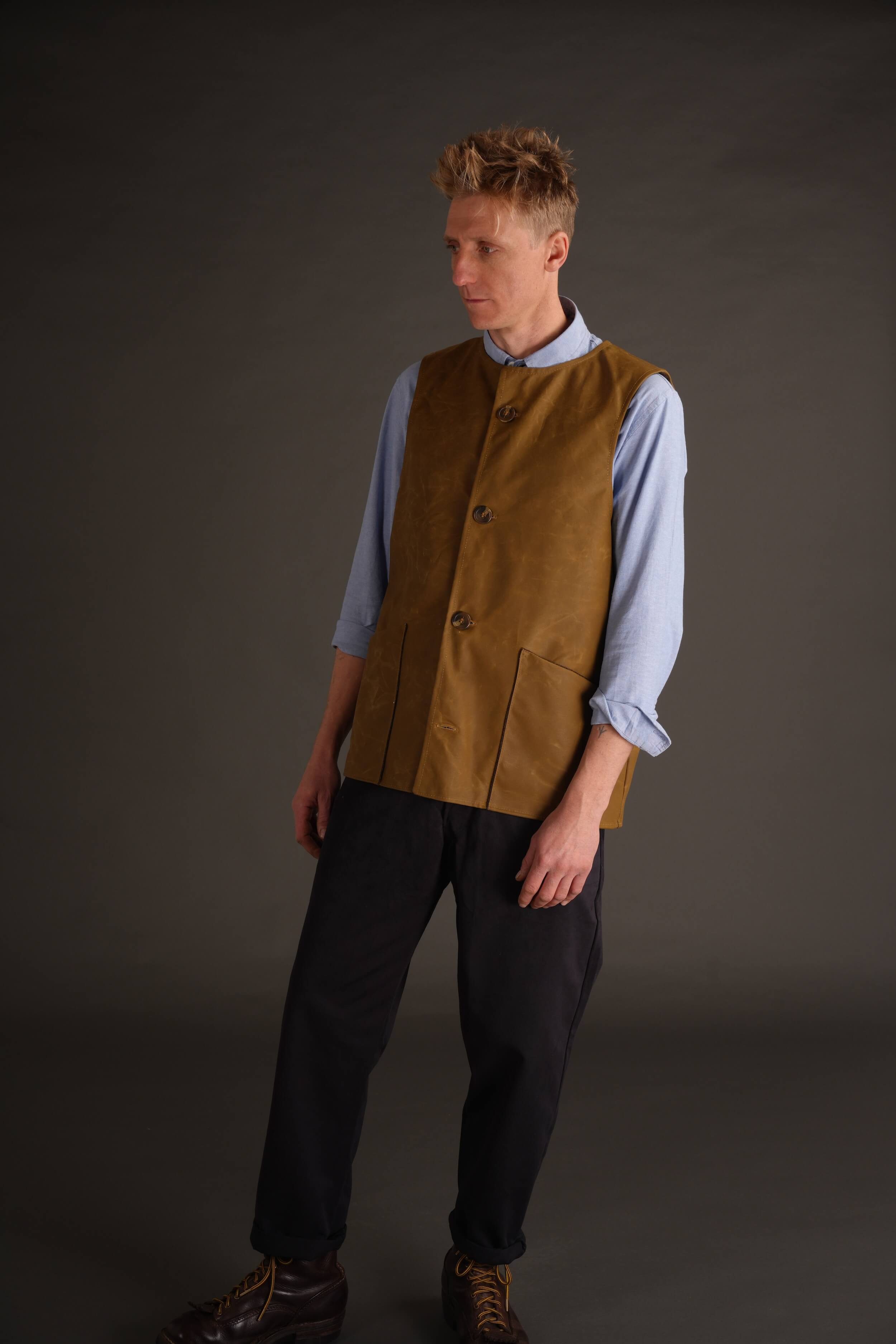 Tommy Wears Carrier Company Waxed Duck Cotton Jerkin