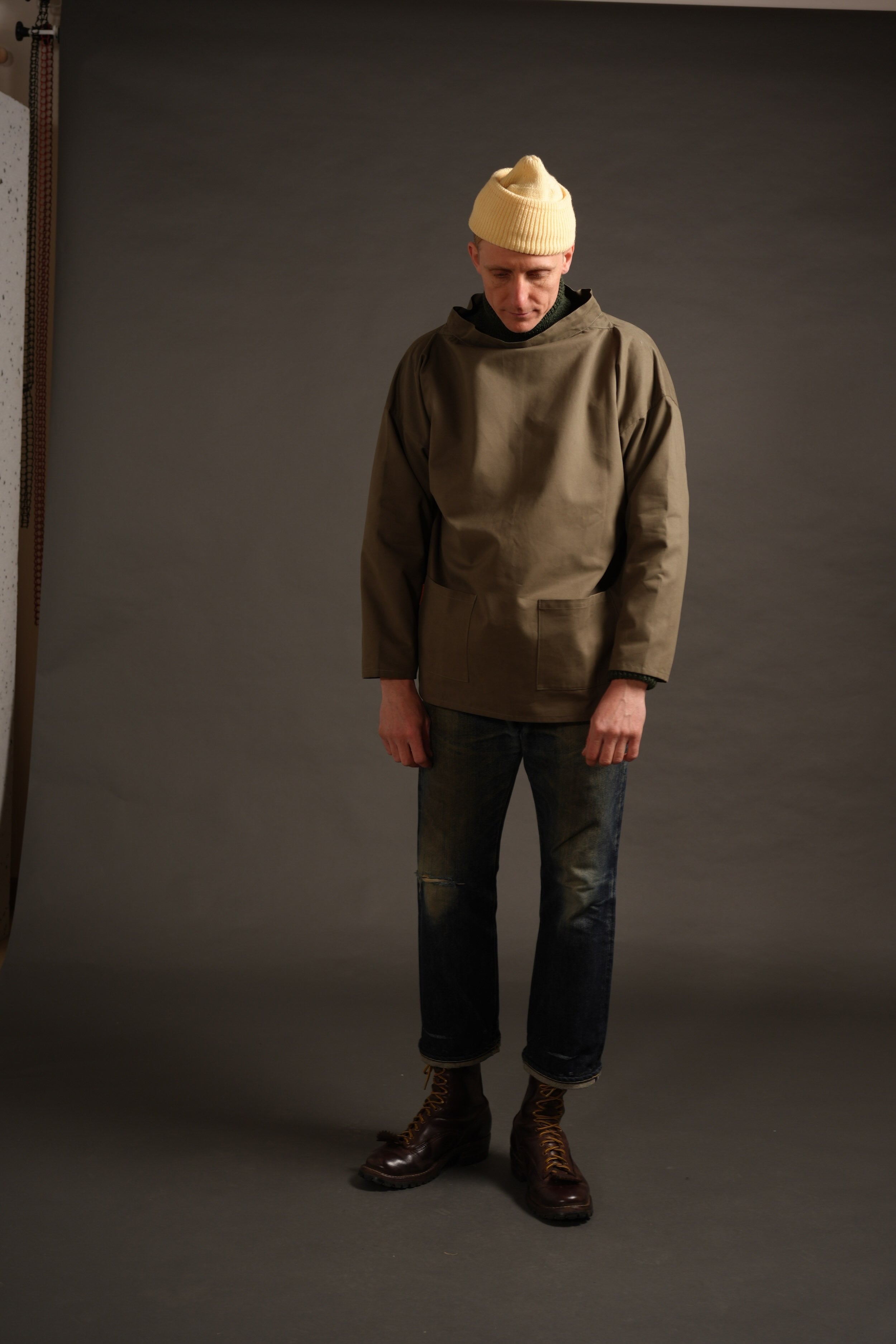 Tommy Wears Carrier Company Traditional Slop in Olive