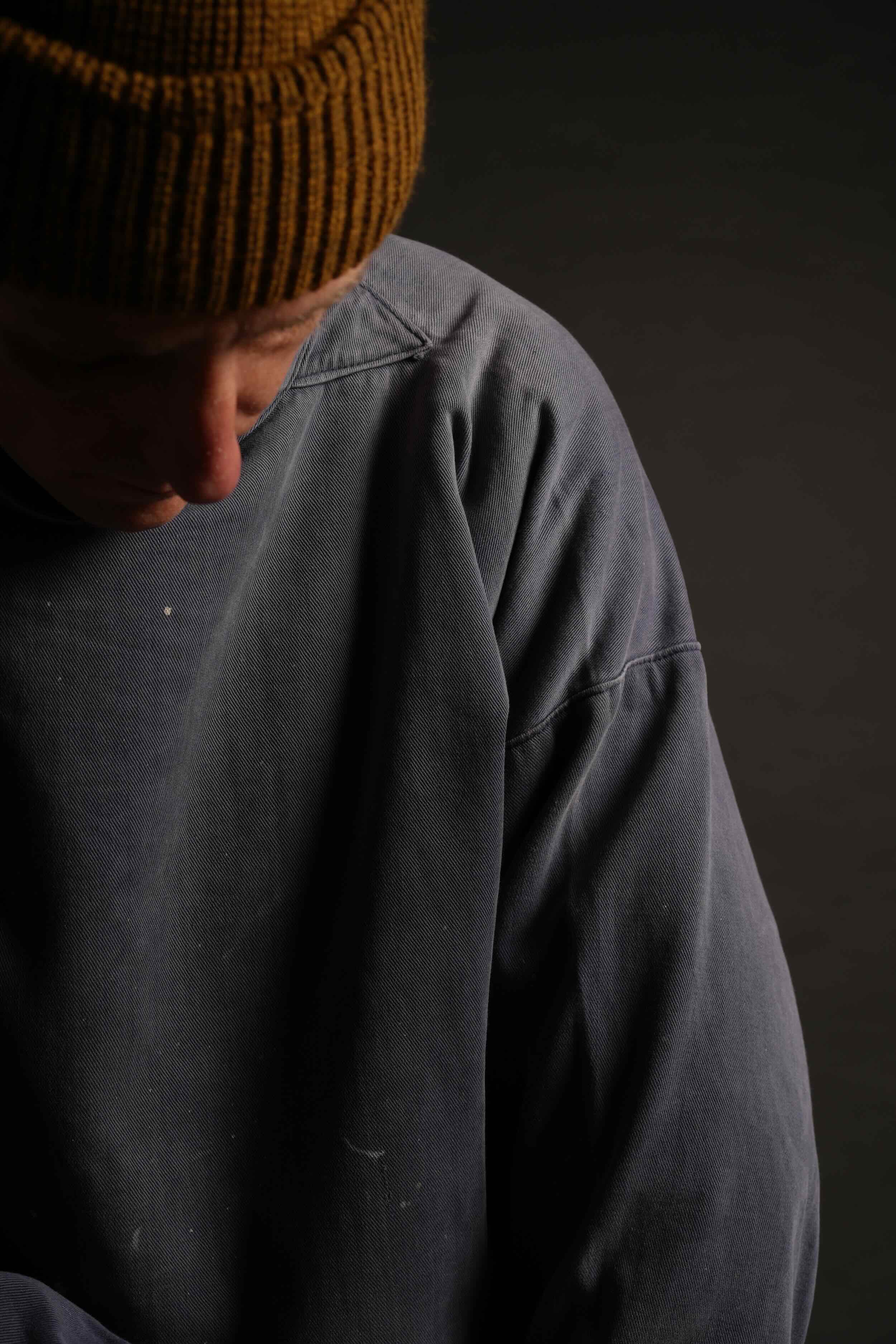 Man wearing Carrier Company Traditional Norfolk Slop in Navy