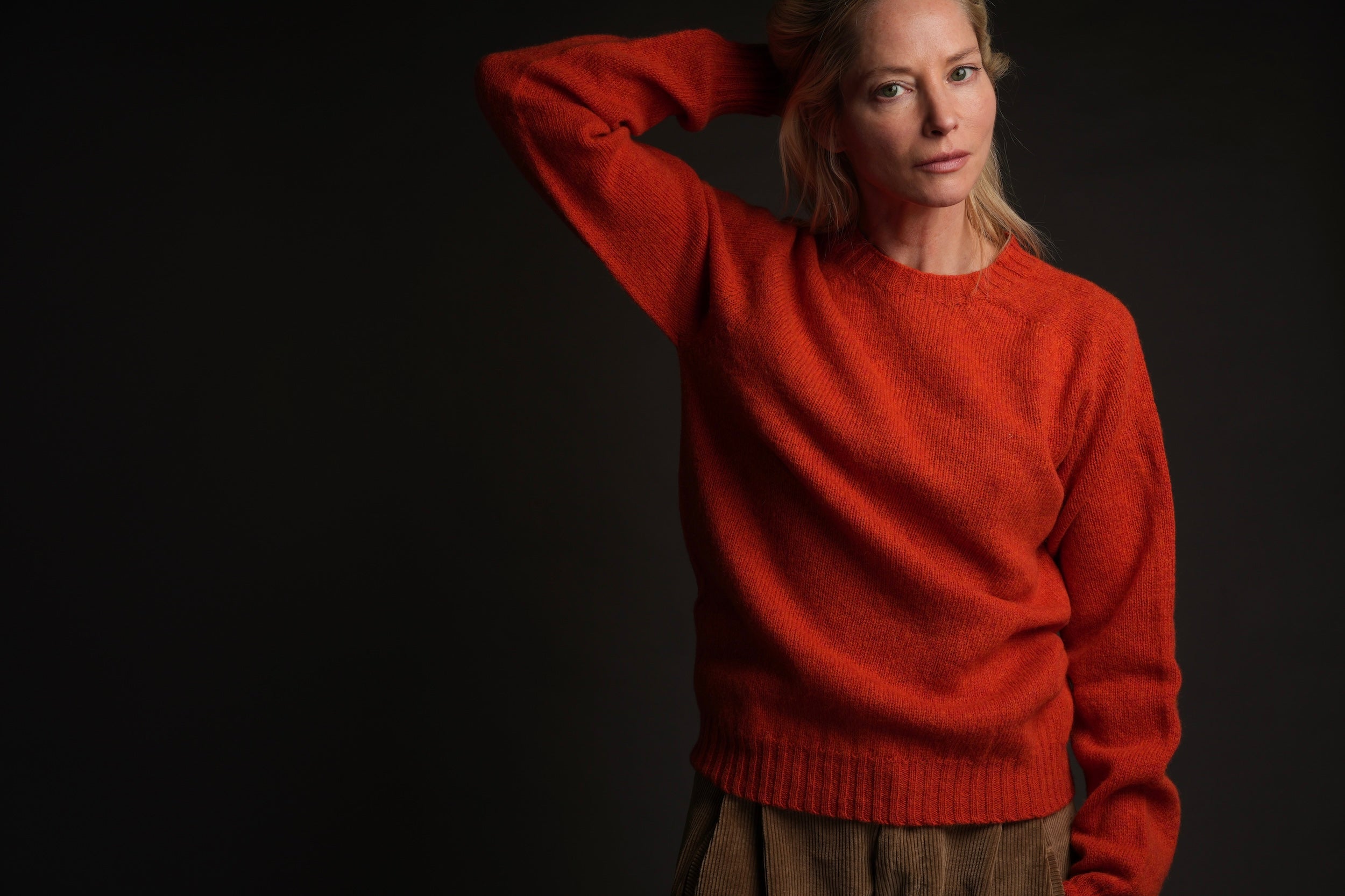 Sienna is 5'6" tall and wears a size S jumper