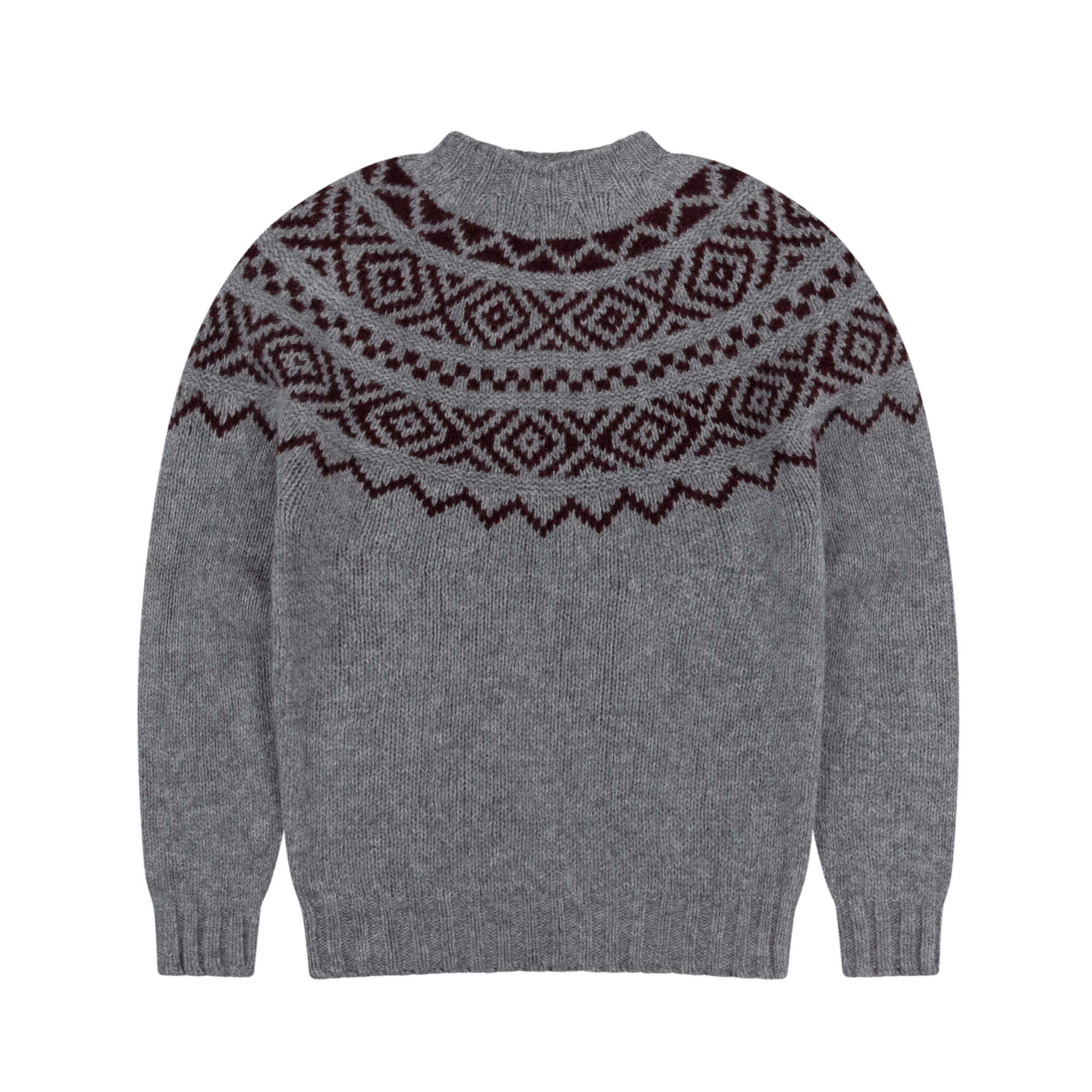 Carrier Company Chunky Wide Yoke In Beetroot & Grey