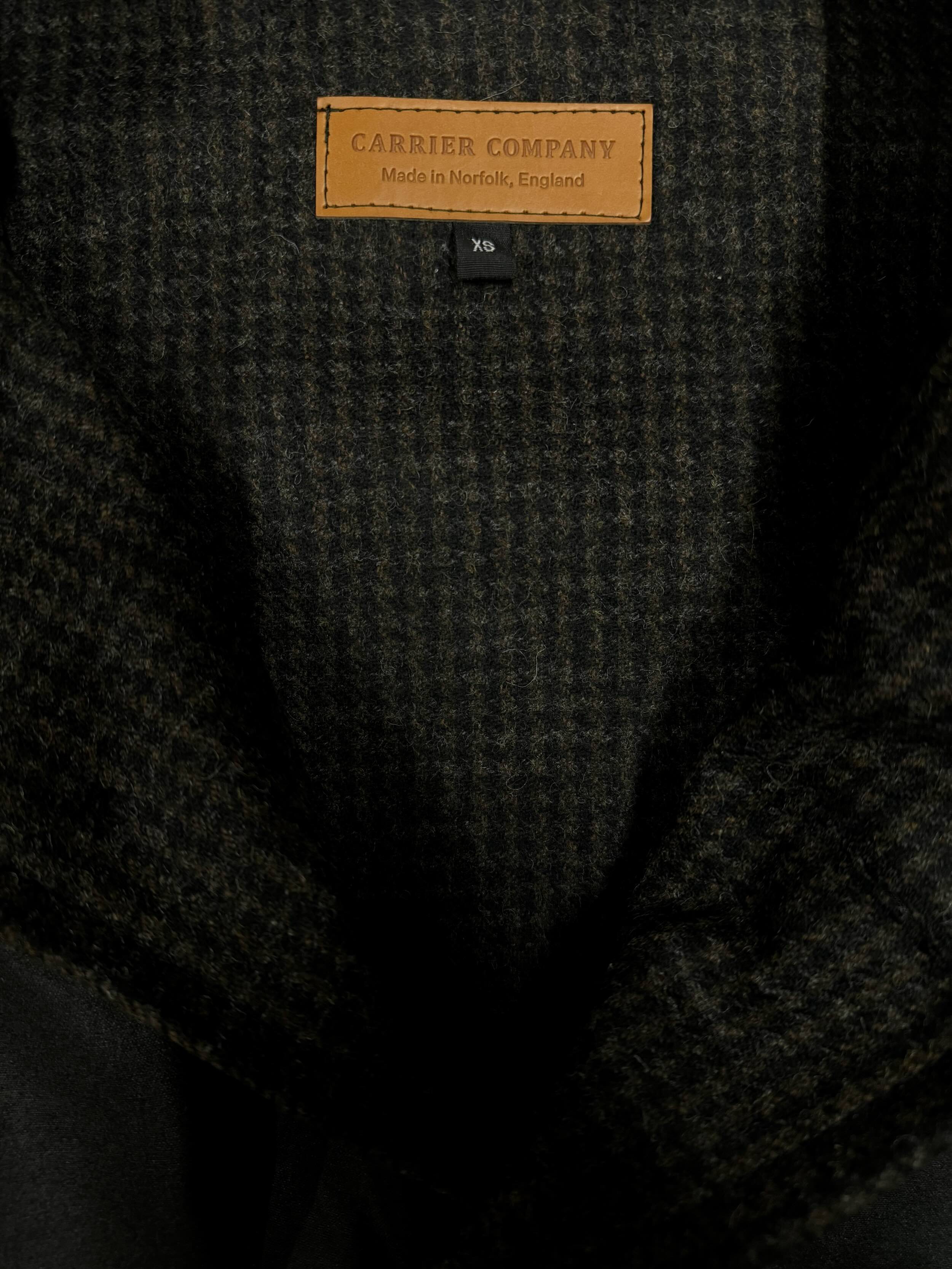 Carrier Company Jerkin In Black Wax c Cotton